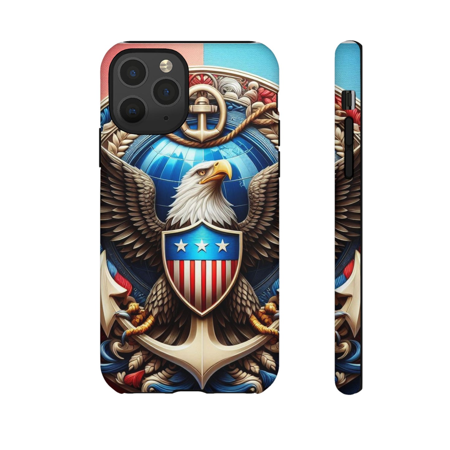 Bold Eagle Phone Case - Patriotic Design for USA and Military Fans