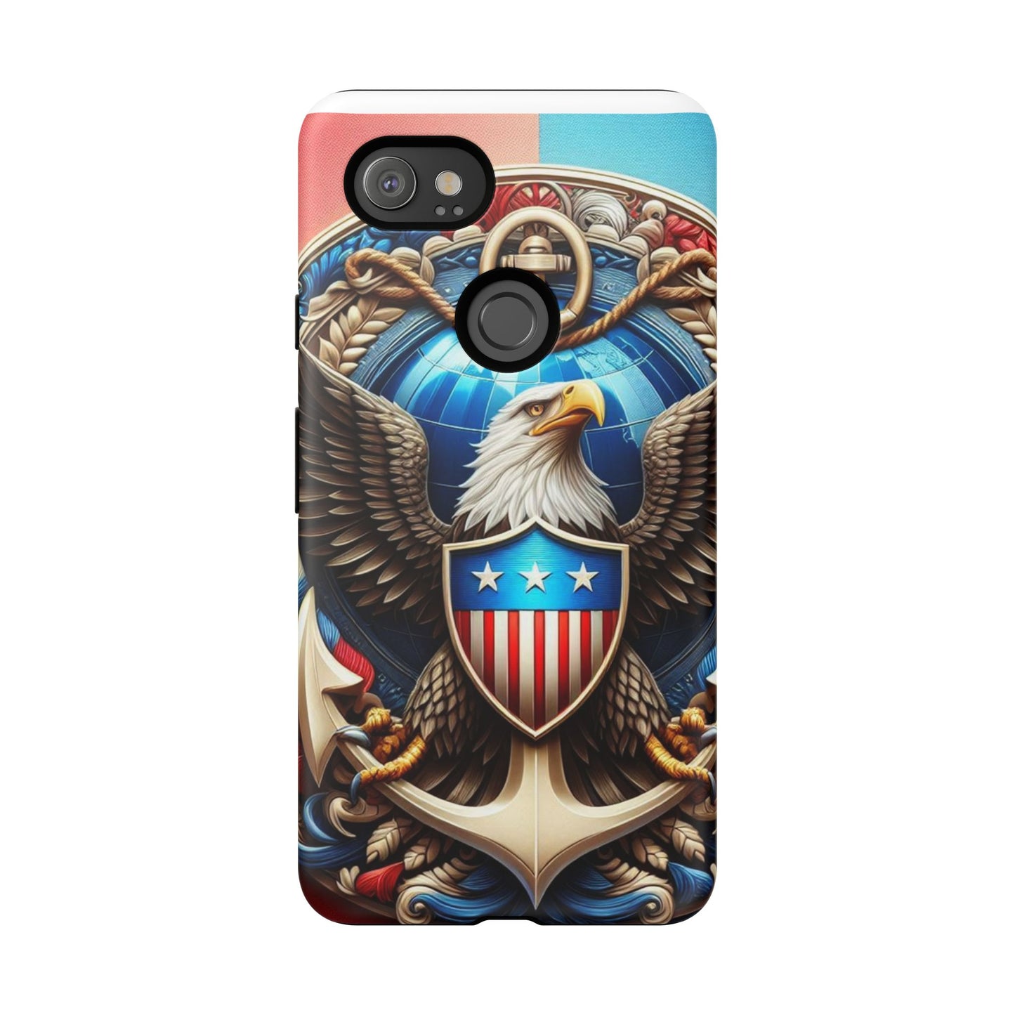 Bold Eagle Phone Case - Patriotic Design for USA and Military Fans