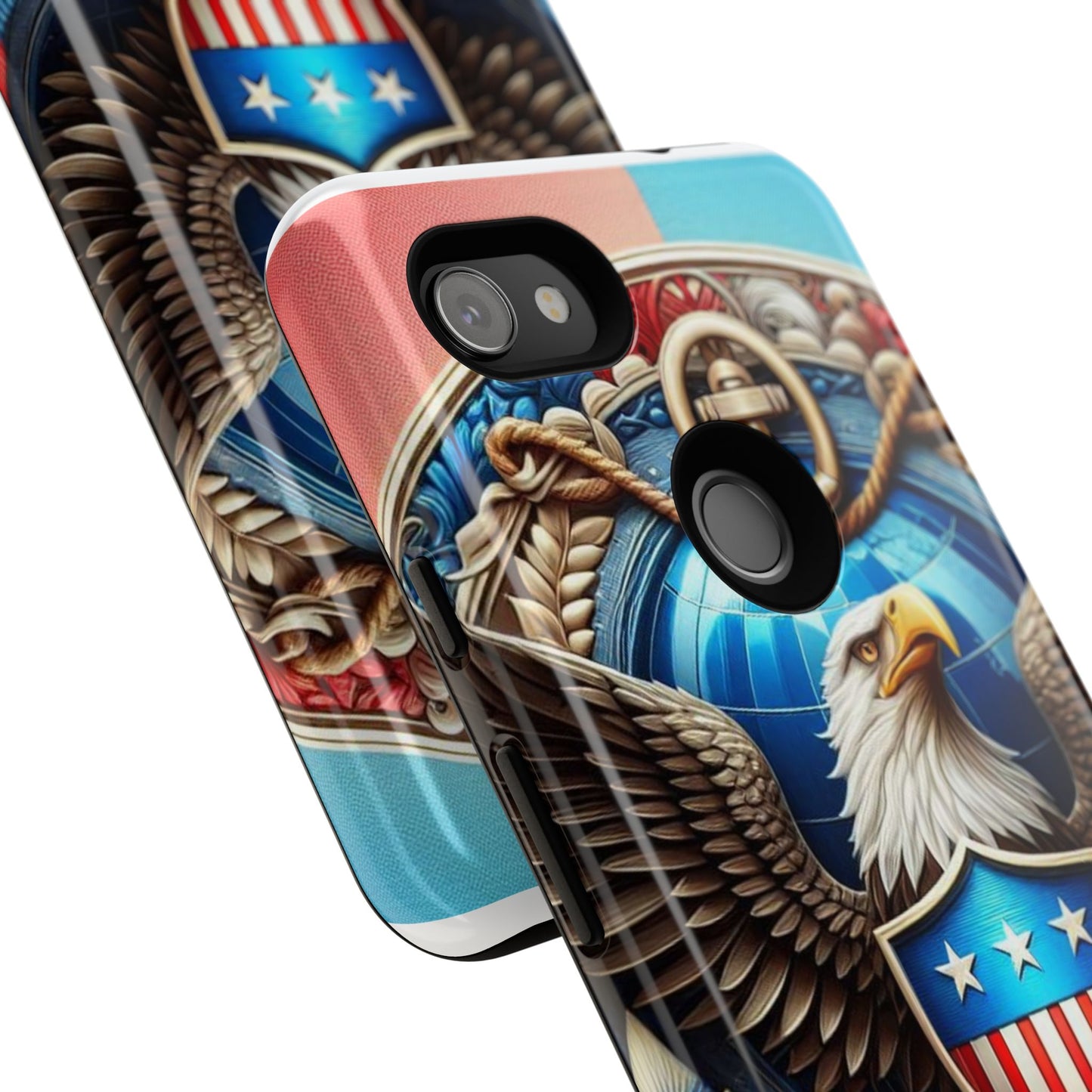 Bold Eagle Phone Case - Patriotic Design for USA and Military Fans