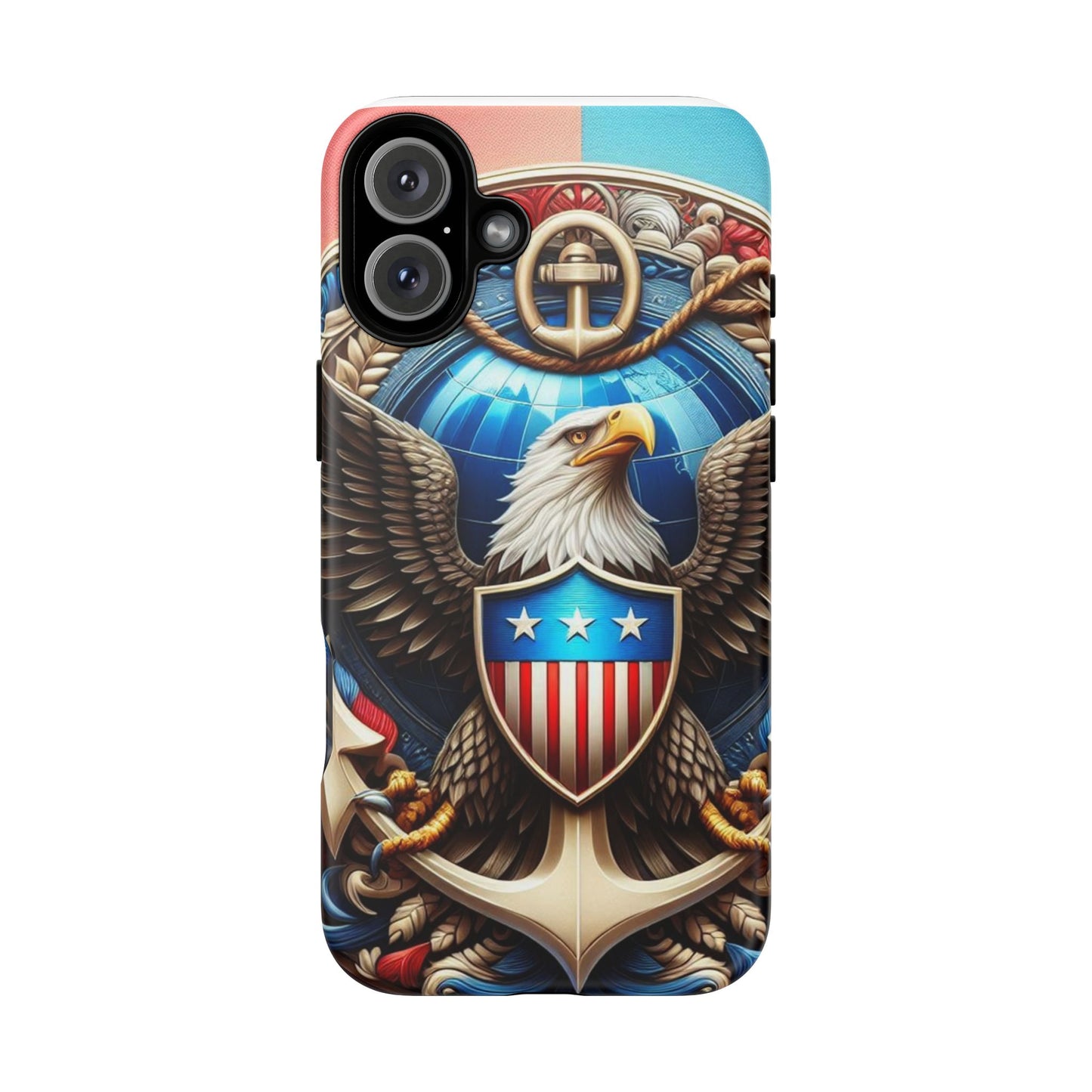 Bold Eagle Phone Case - Patriotic Design for USA and Military Fans