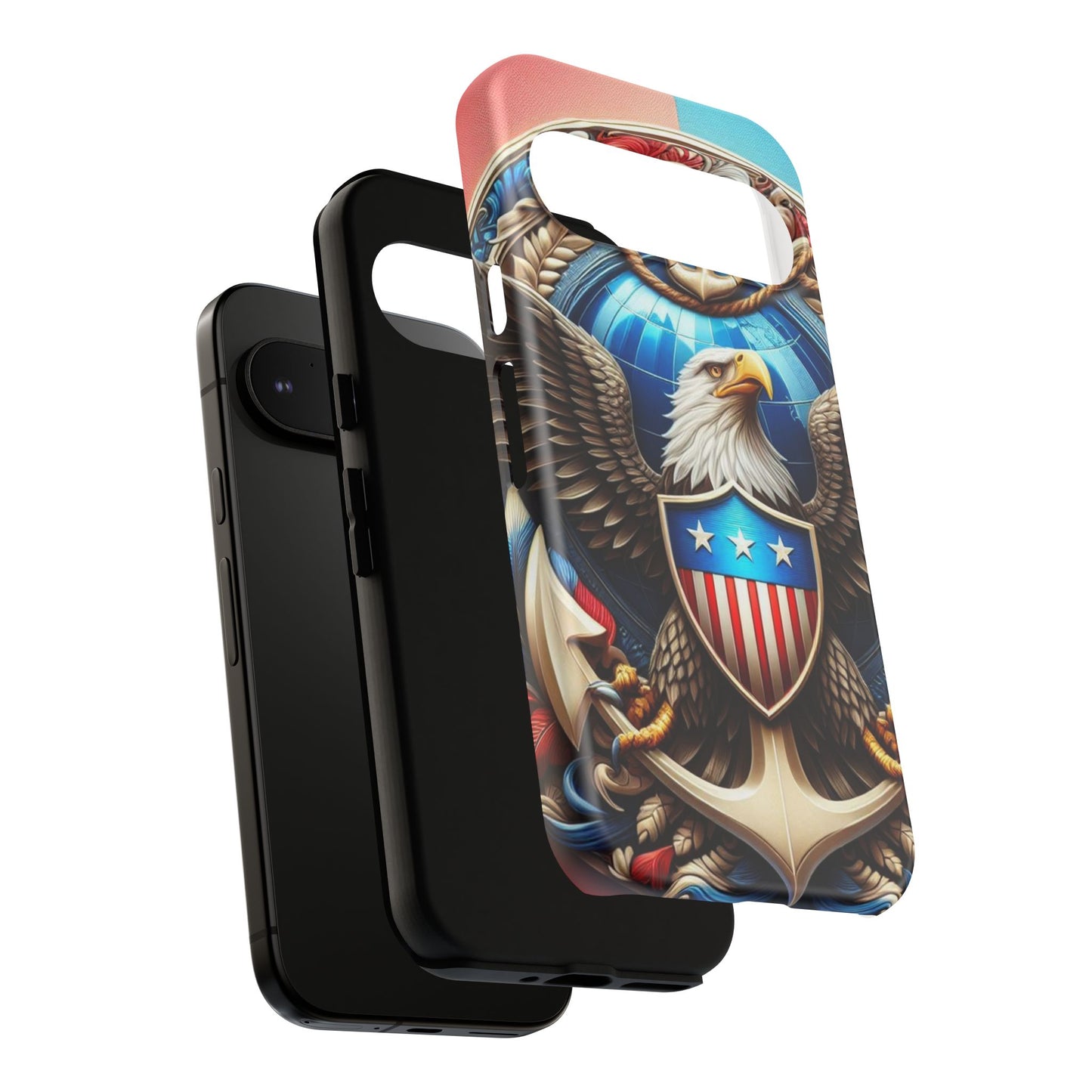 Bold Eagle Phone Case - Patriotic Design for USA and Military Fans