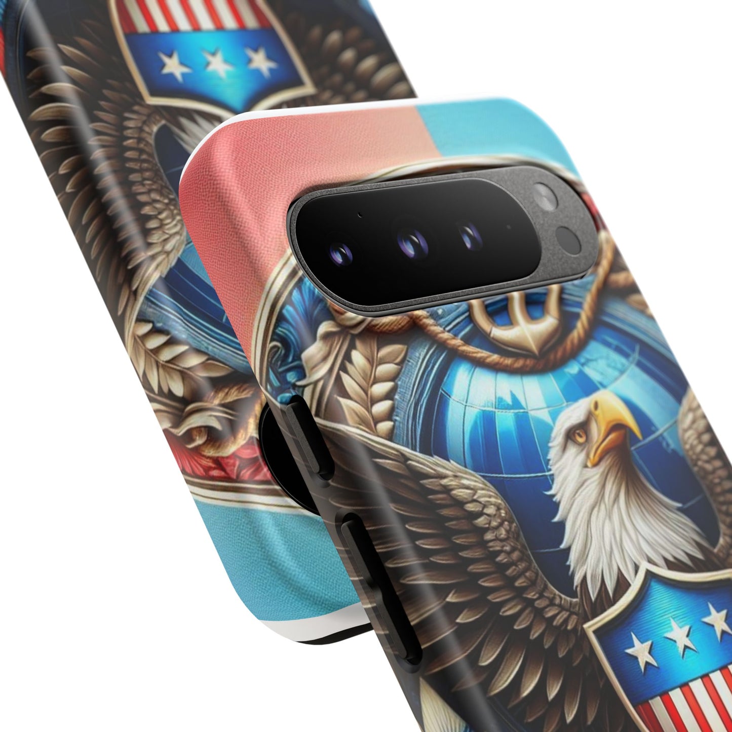 Bold Eagle Phone Case - Patriotic Design for USA and Military Fans