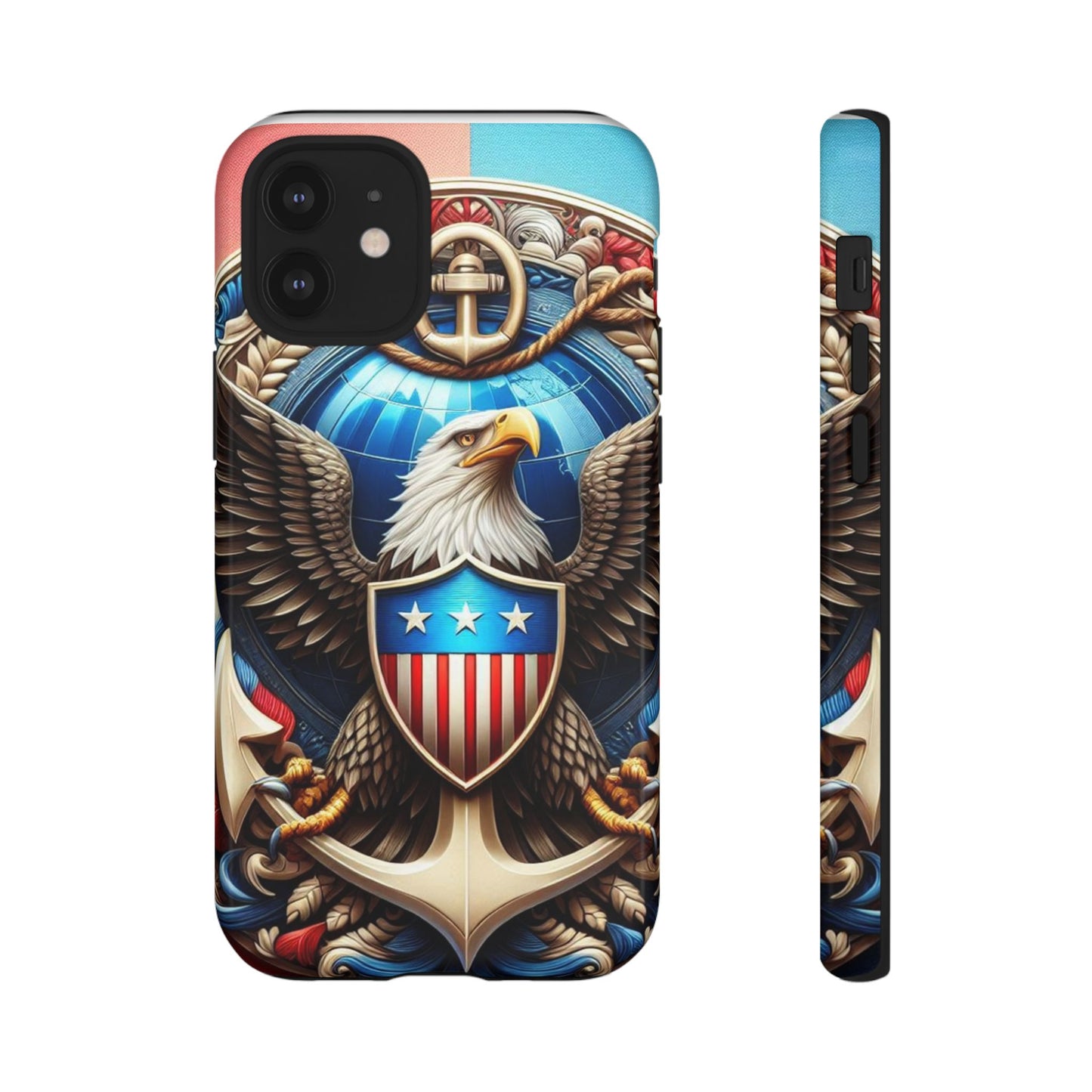 Bold Eagle Phone Case - Patriotic Design for USA and Military Fans