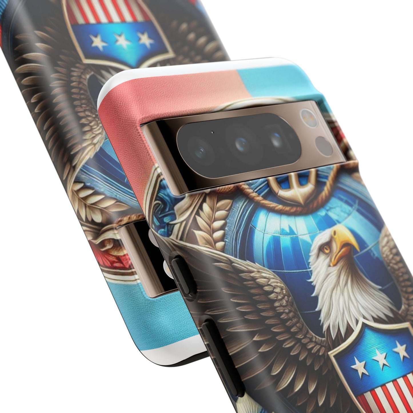 Bold Eagle Phone Case - Patriotic Design for USA and Military Fans
