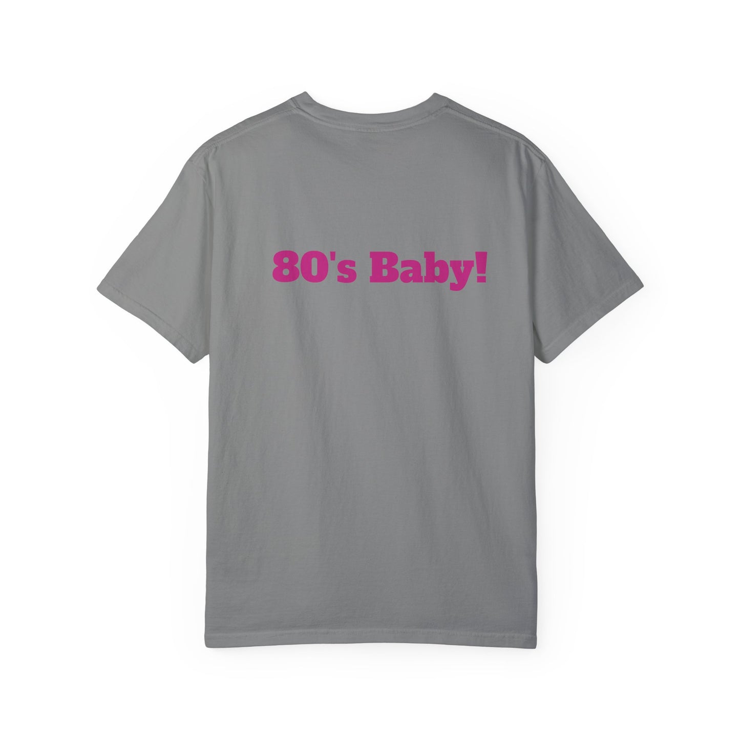 Retro 80's Baby Unisex T-Shirt - Vibrant Sunset Design