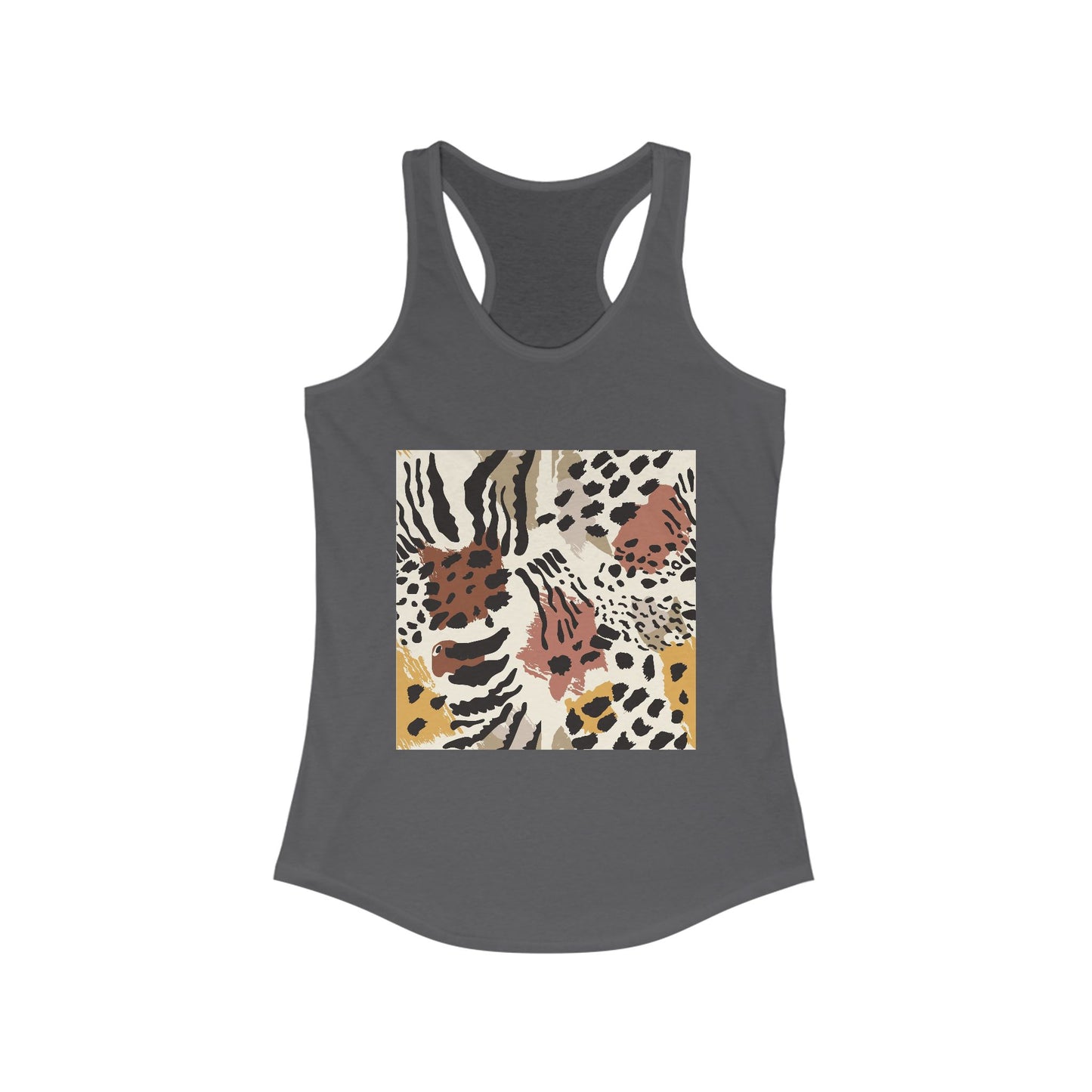 Chic Leopard Print Racerback Tank for Women - Ideal Summer Style