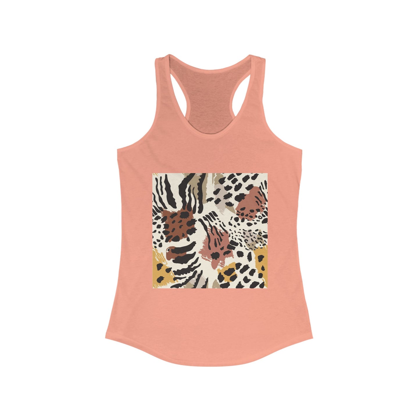 Chic Leopard Print Racerback Tank for Women - Ideal Summer Style