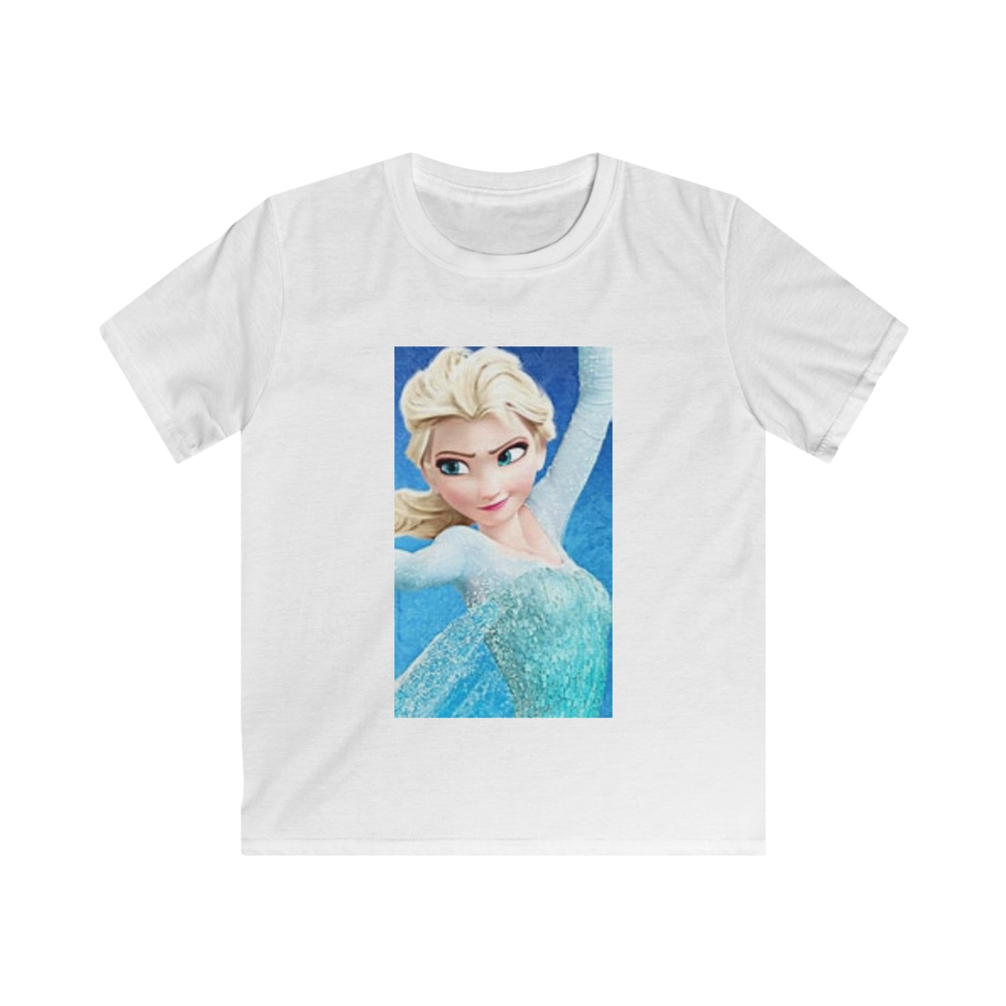 Kids Tee with Elsa Design - Disney Princess Shirt
