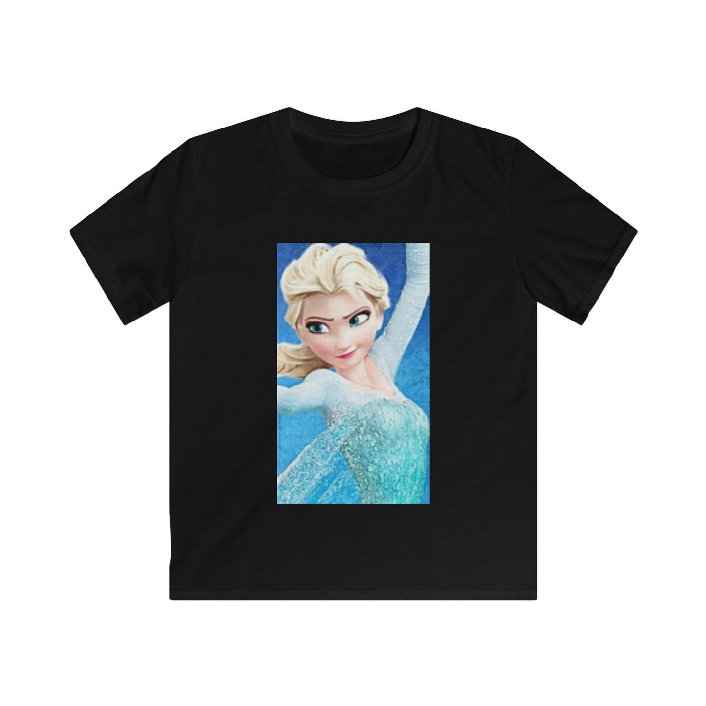Kids Tee with Elsa Design - Disney Princess Shirt