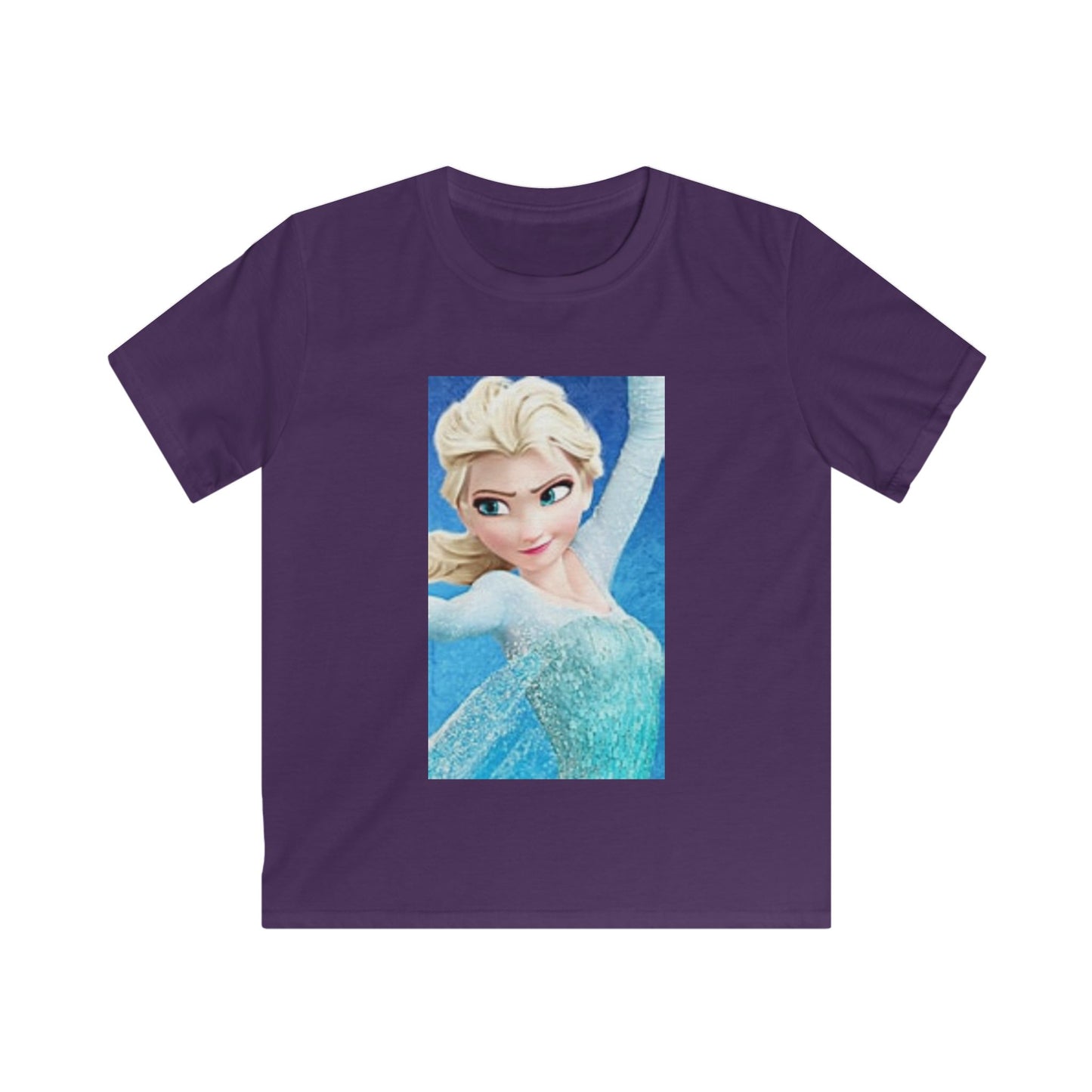 Kids Tee with Elsa Design - Disney Princess Shirt