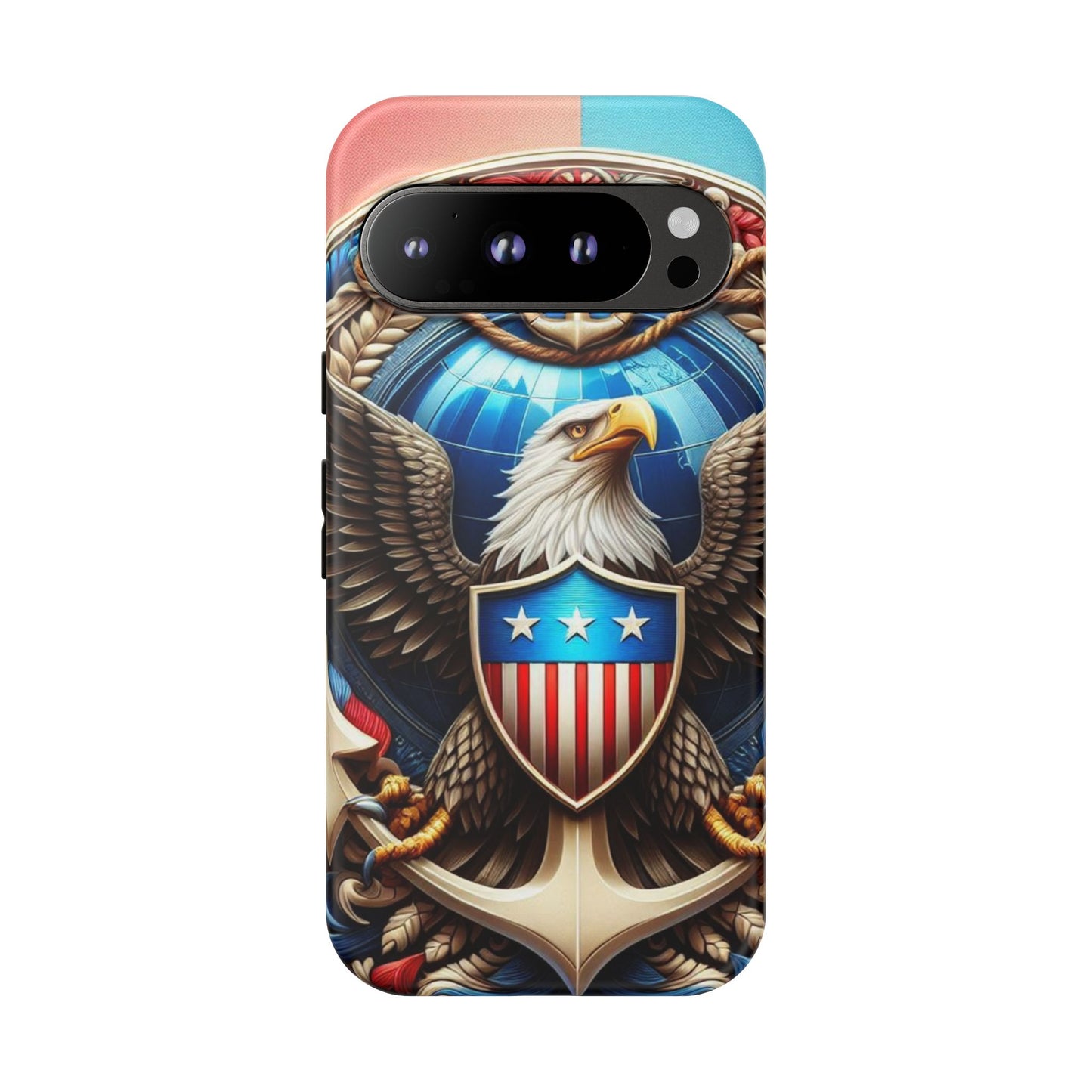 Bold Eagle Phone Case - Patriotic Design for USA and Military Fans