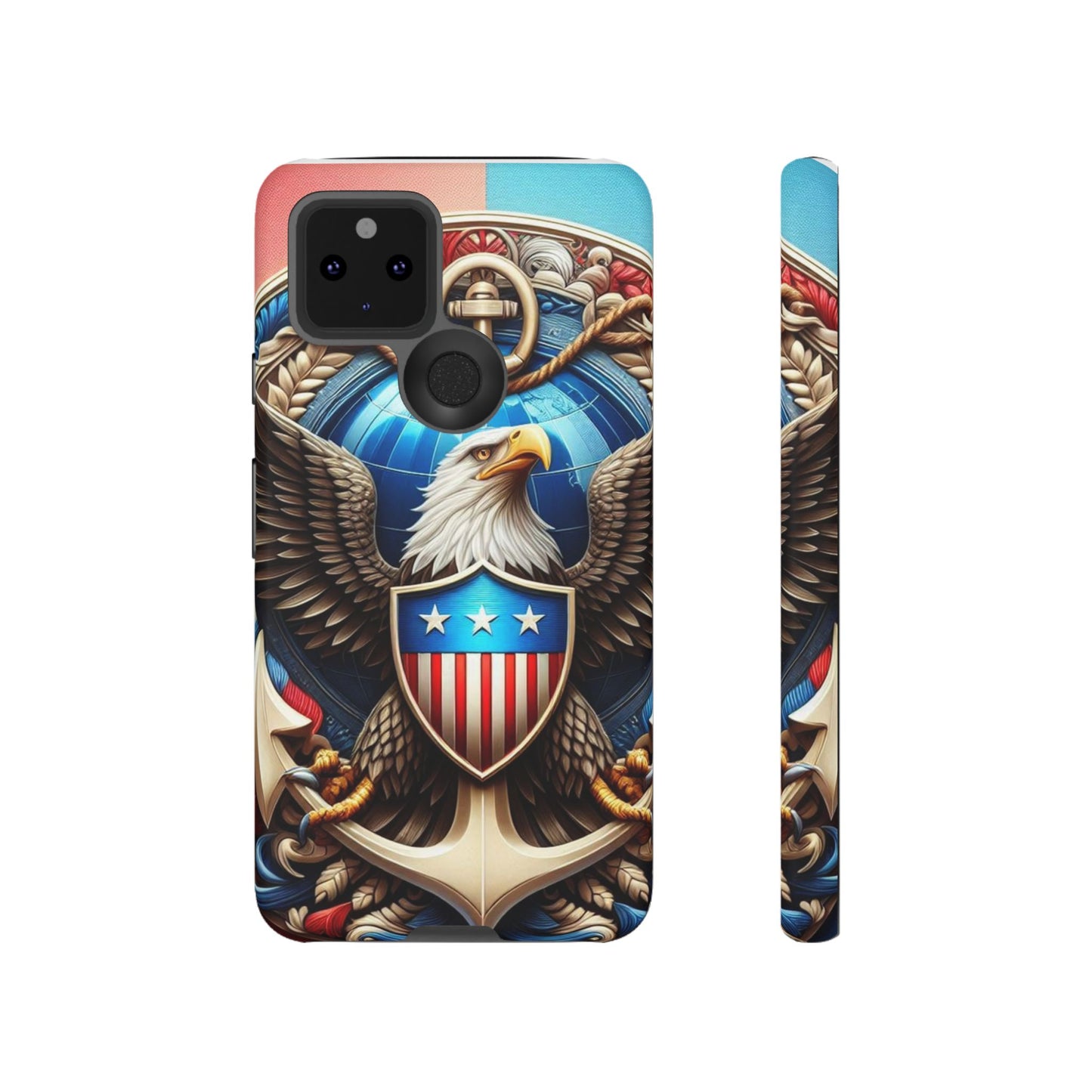 Bold Eagle Phone Case - Patriotic Design for USA and Military Fans