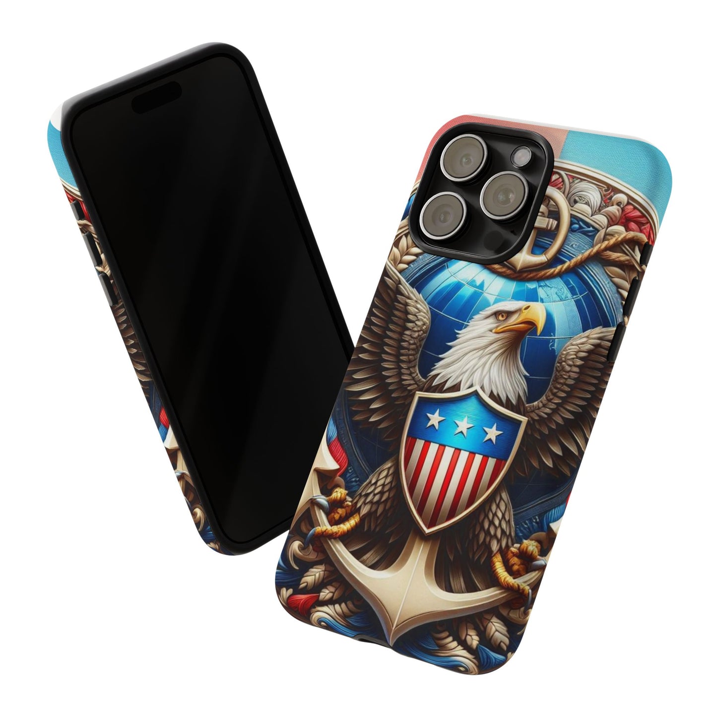 Bold Eagle Phone Case - Patriotic Design for USA and Military Fans