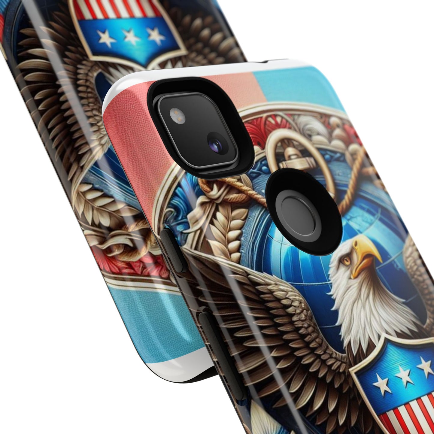 Bold Eagle Phone Case - Patriotic Design for USA and Military Fans