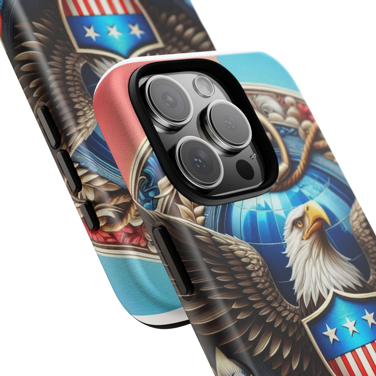 Bold Eagle Phone Case - Patriotic Design for USA and Military Fans
