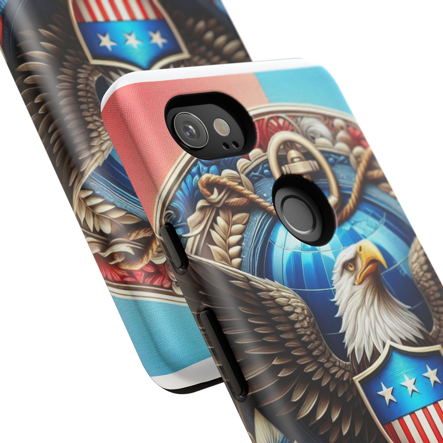 Bold Eagle Phone Case - Patriotic Design for USA and Military Fans