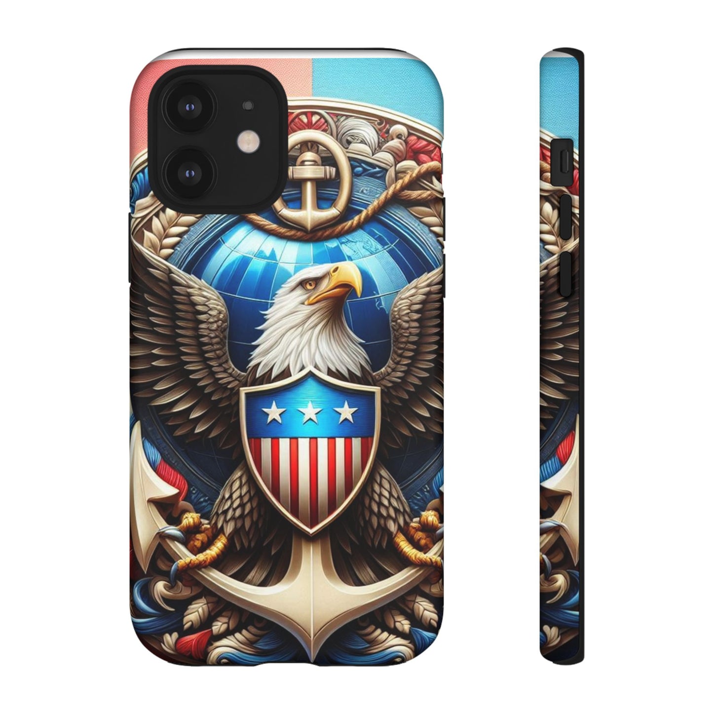 Bold Eagle Phone Case - Patriotic Design for USA and Military Fans