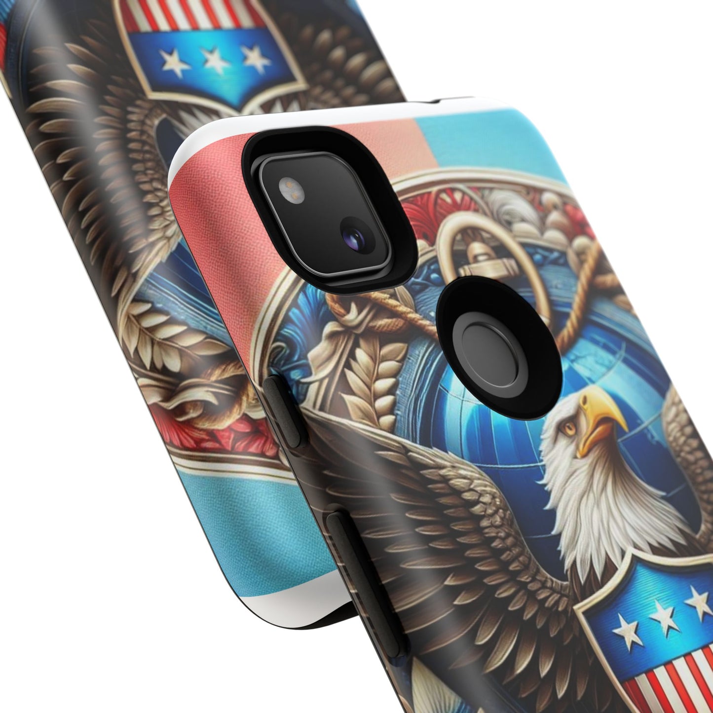 Bold Eagle Phone Case - Patriotic Design for USA and Military Fans