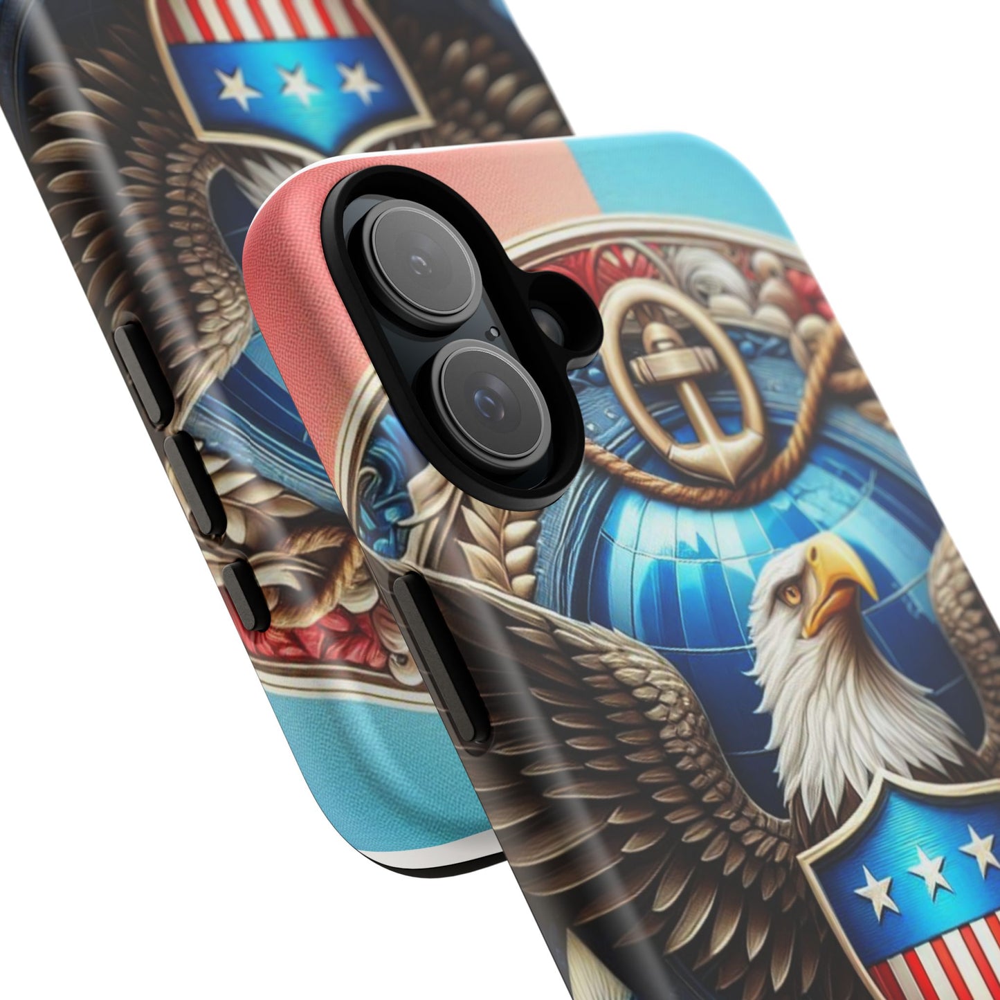 Bold Eagle Phone Case - Patriotic Design for USA and Military Fans