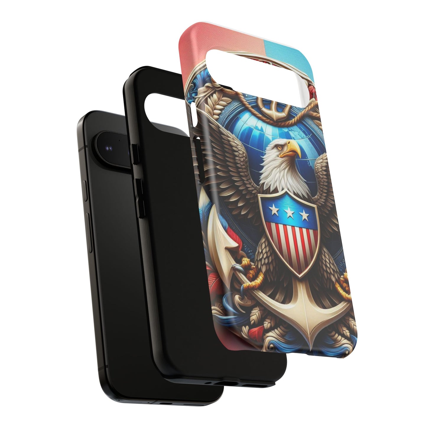 Bold Eagle Phone Case - Patriotic Design for USA and Military Fans