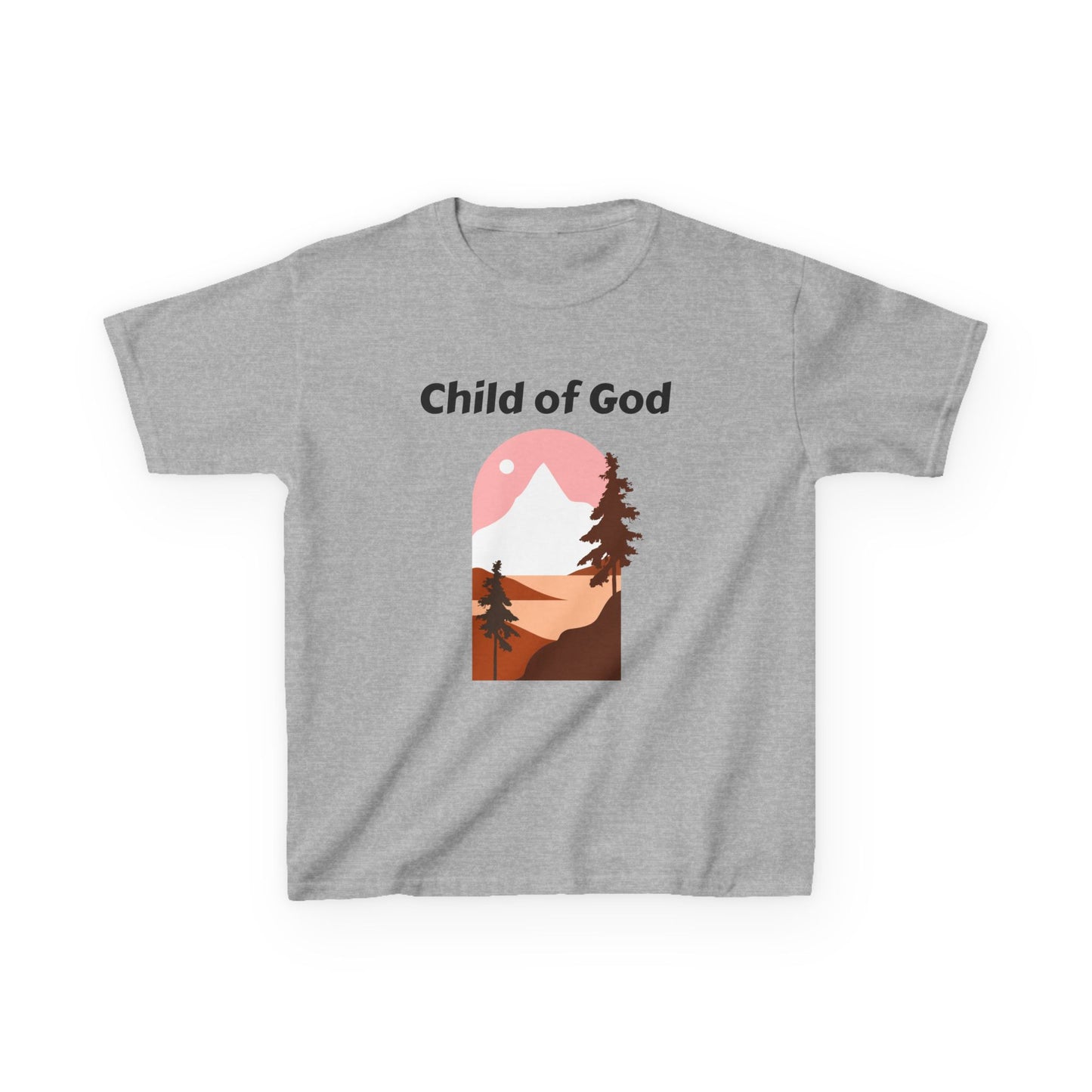 Kids Heavy Cotton™ Tee - "Child of God" Inspirational T-Shirt