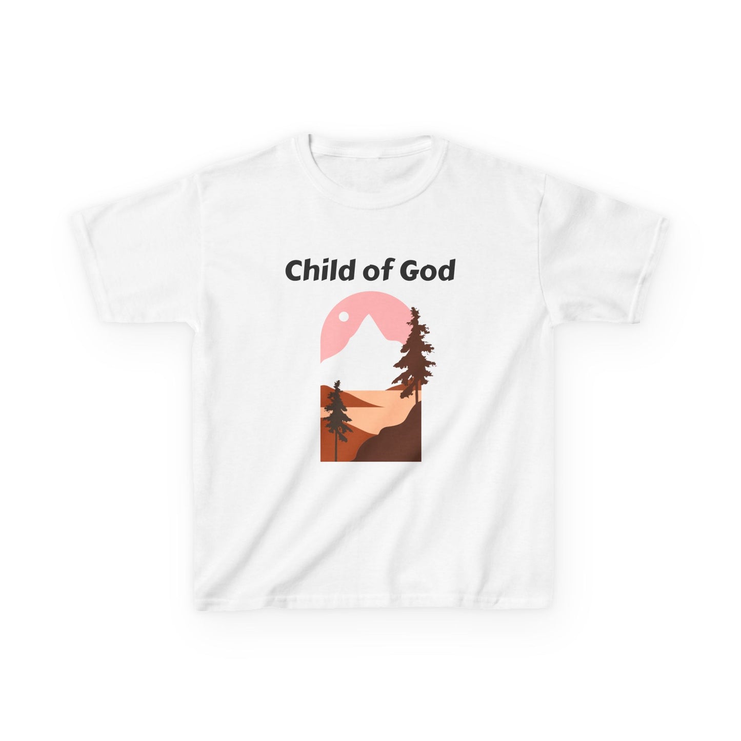Kids Heavy Cotton™ Tee - "Child of God" Inspirational T-Shirt