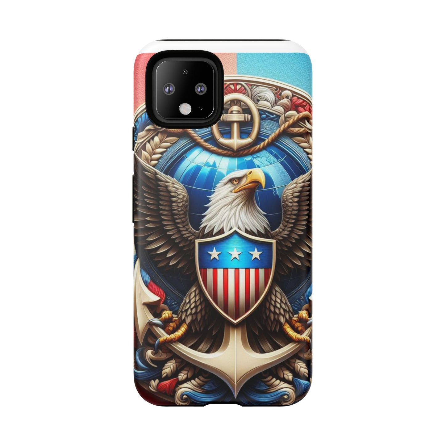 Bold Eagle Phone Case - Patriotic Design for USA and Military Fans