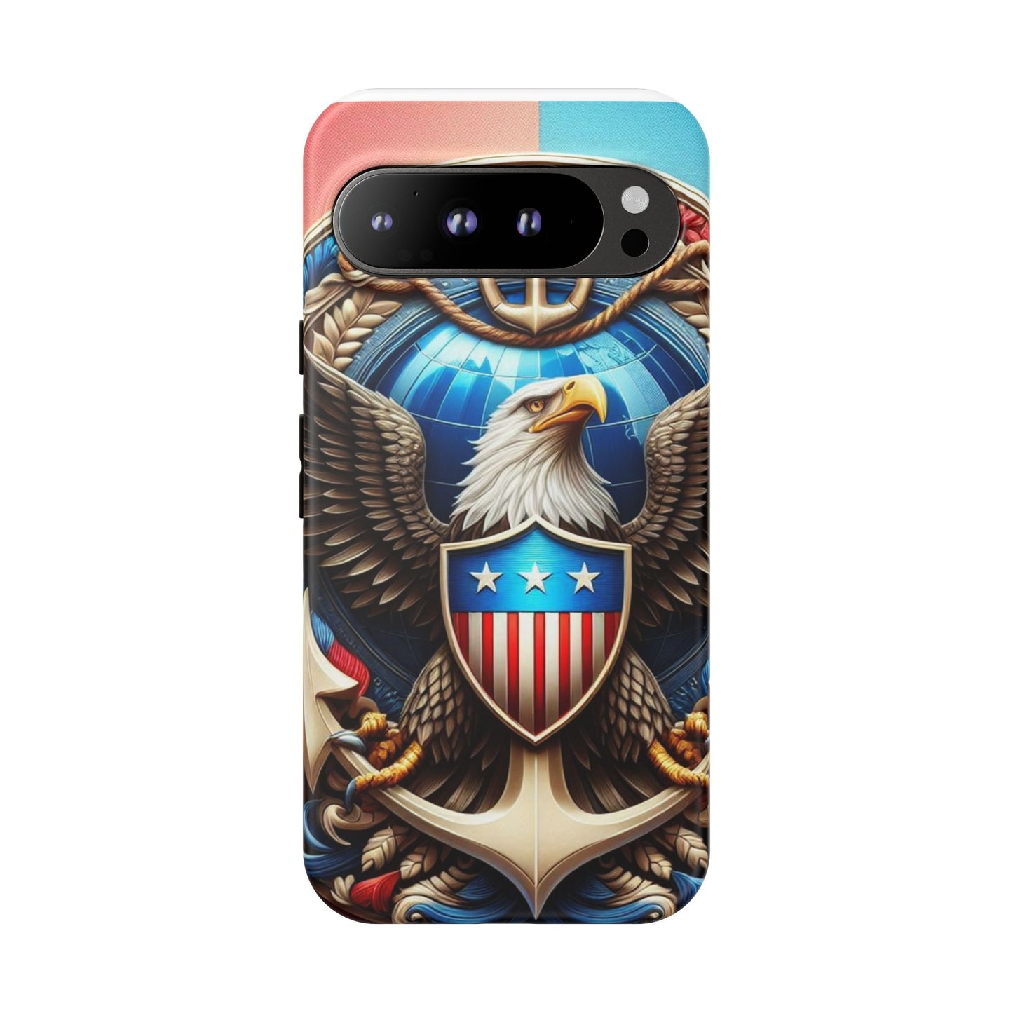 Bold Eagle Phone Case - Patriotic Design for USA and Military Fans