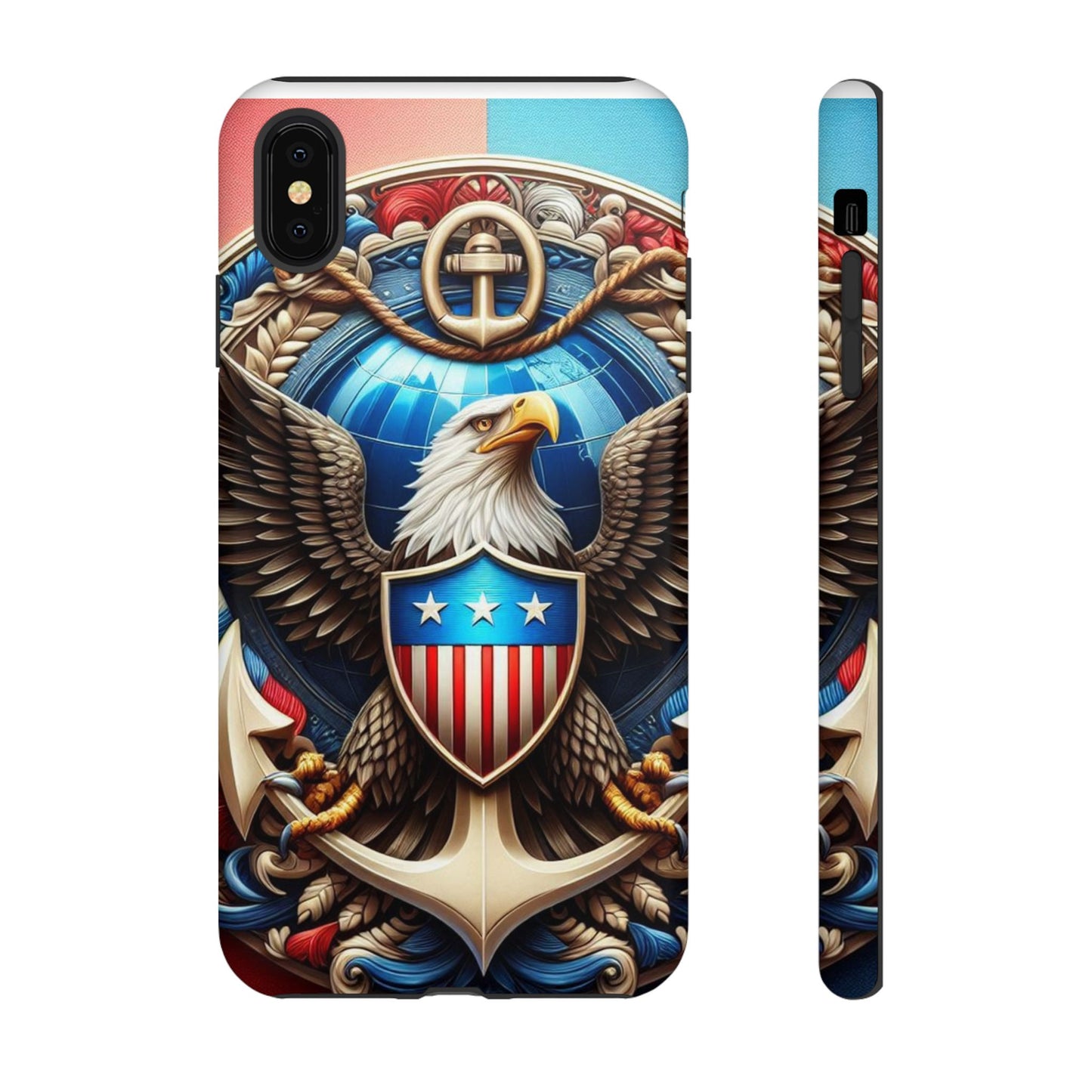 Bold Eagle Phone Case - Patriotic Design for USA and Military Fans