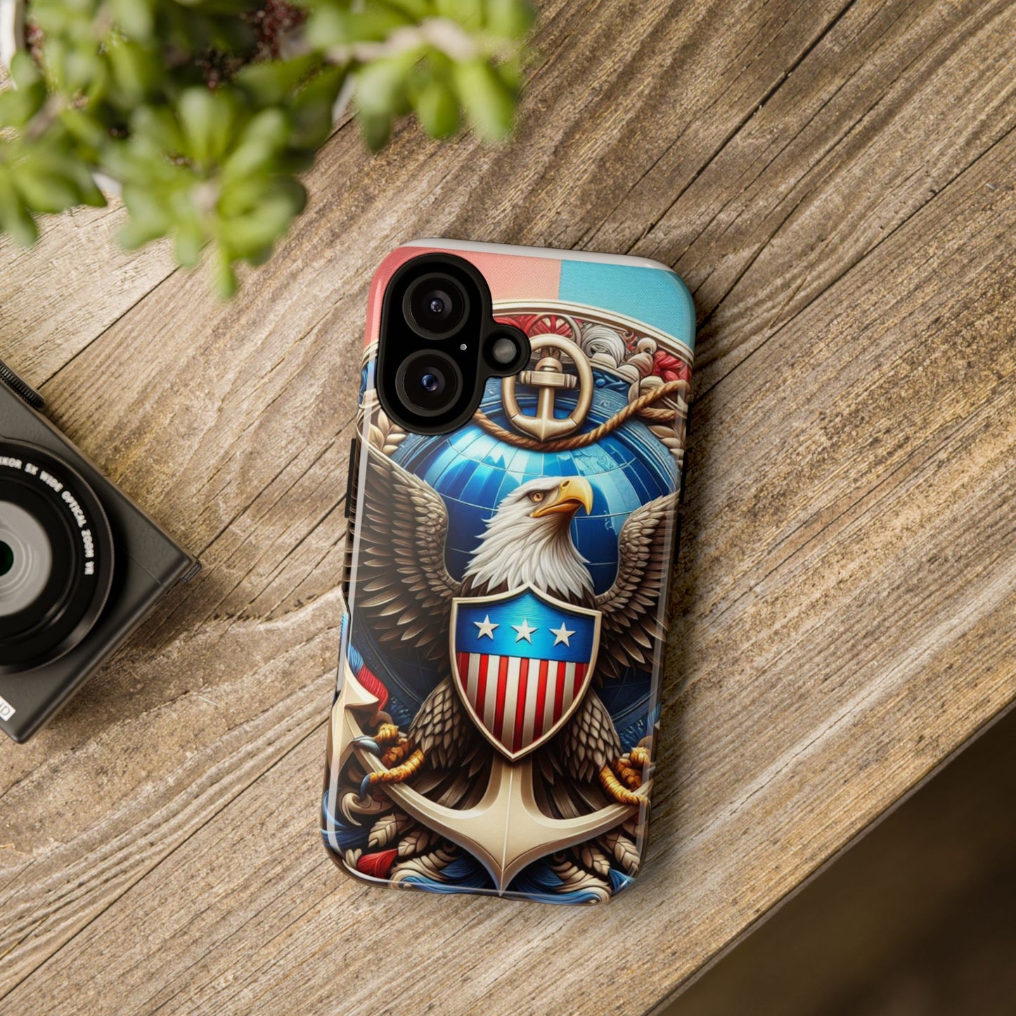 Bold Eagle Phone Case - Patriotic Design for USA and Military Fans