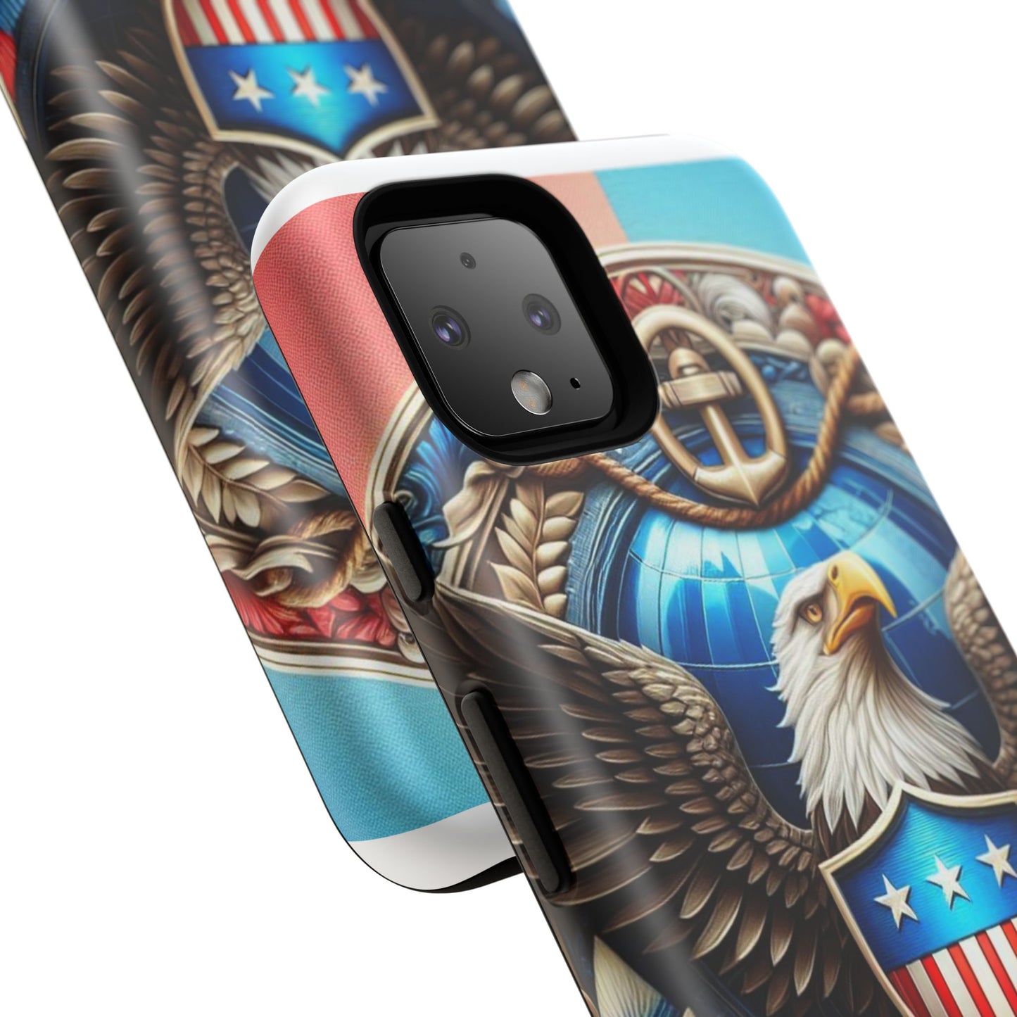 Bold Eagle Phone Case - Patriotic Design for USA and Military Fans