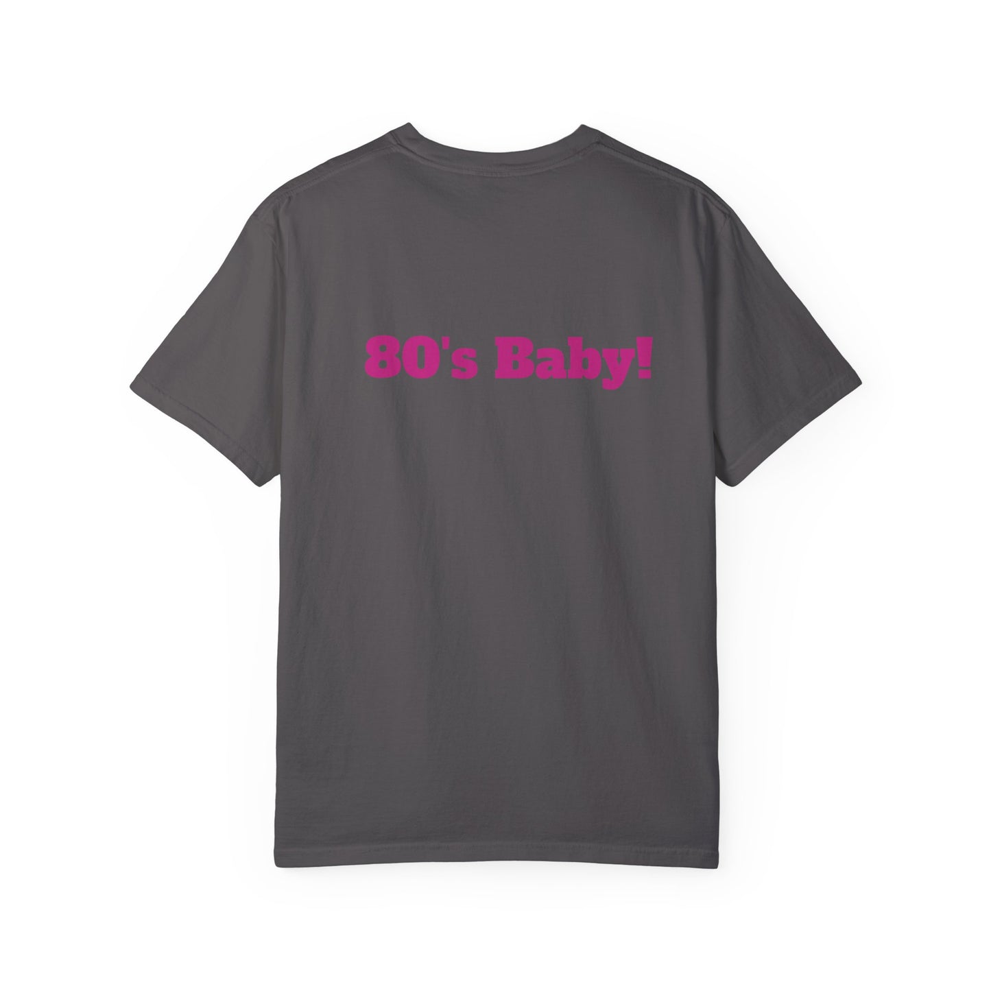 Retro 80's Baby Unisex T-Shirt - Vibrant Sunset Design