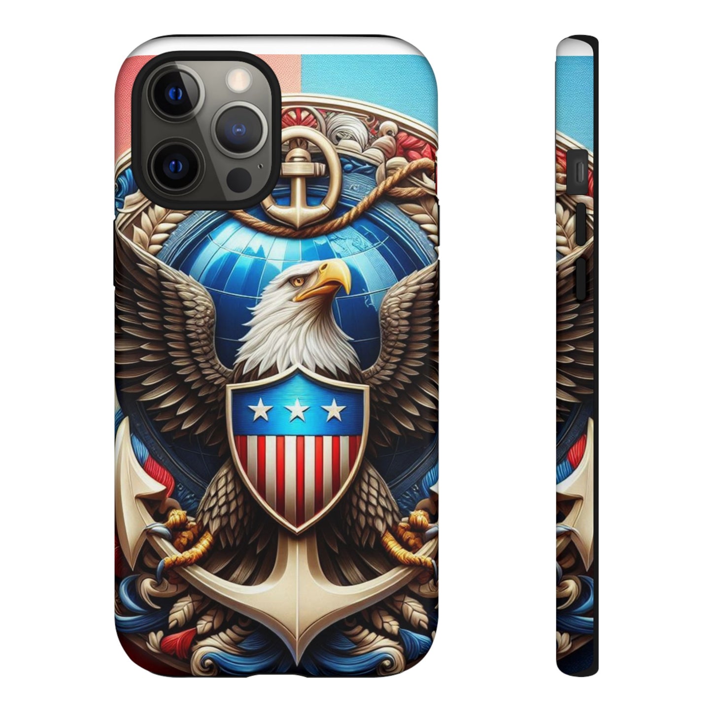 Bold Eagle Phone Case - Patriotic Design for USA and Military Fans