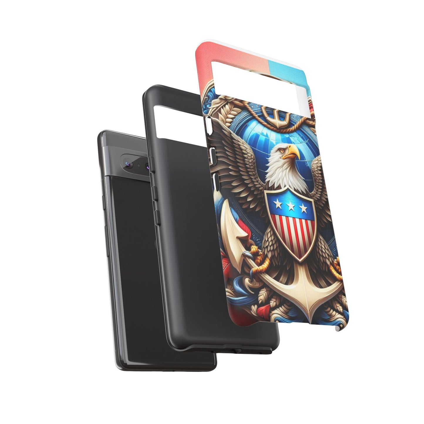 Bold Eagle Phone Case - Patriotic Design for USA and Military Fans
