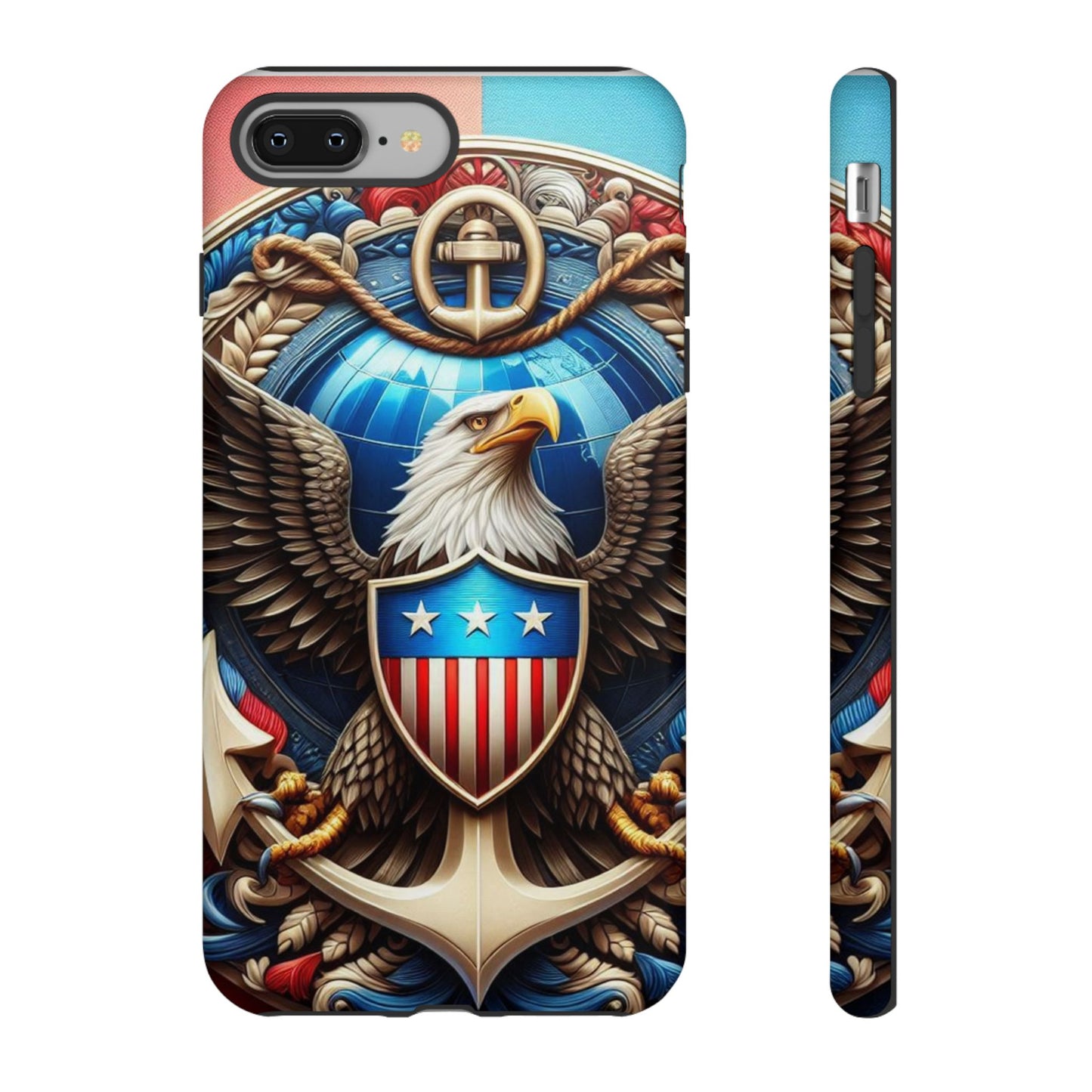 Bold Eagle Phone Case - Patriotic Design for USA and Military Fans