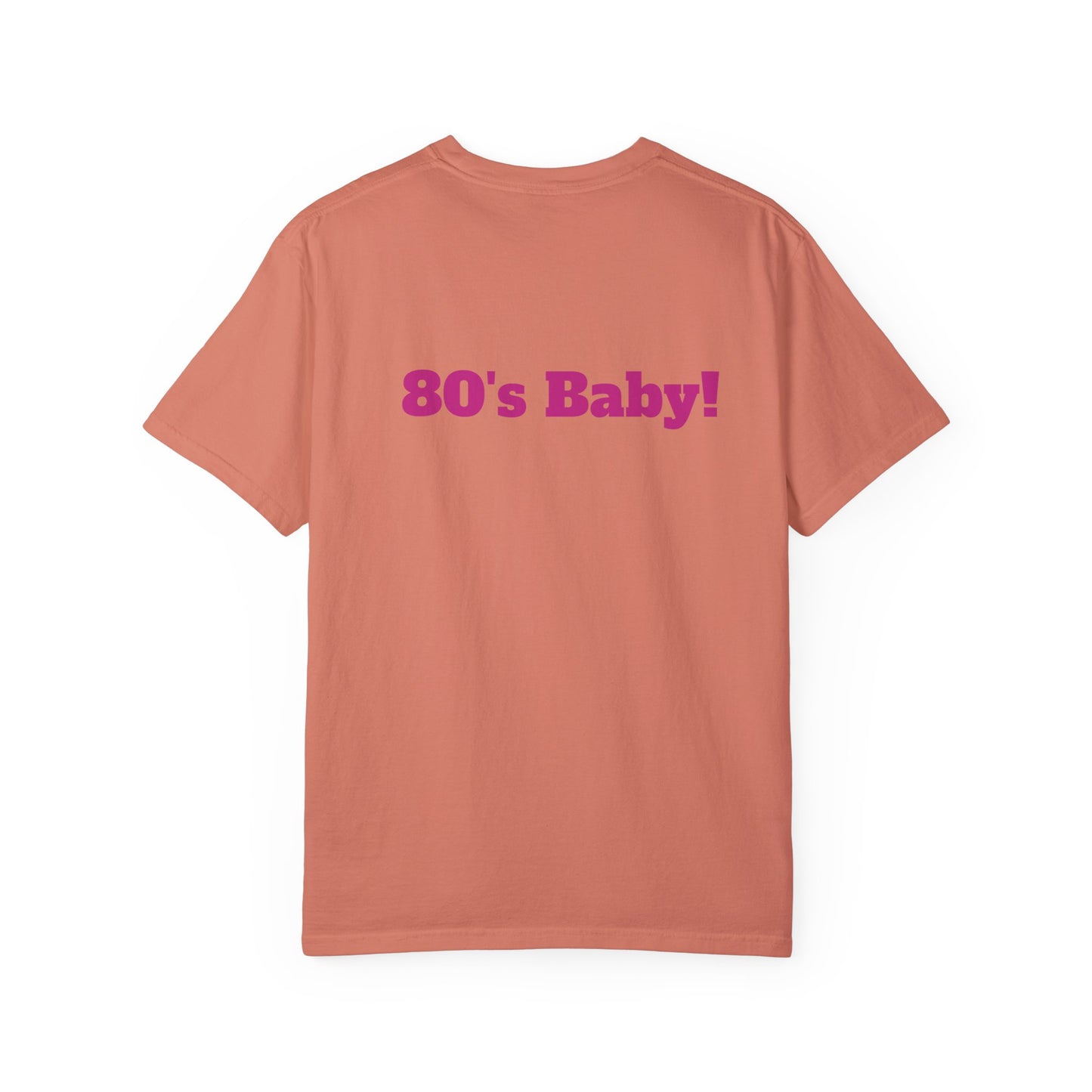 Retro 80's Baby Unisex T-Shirt - Vibrant Sunset Design