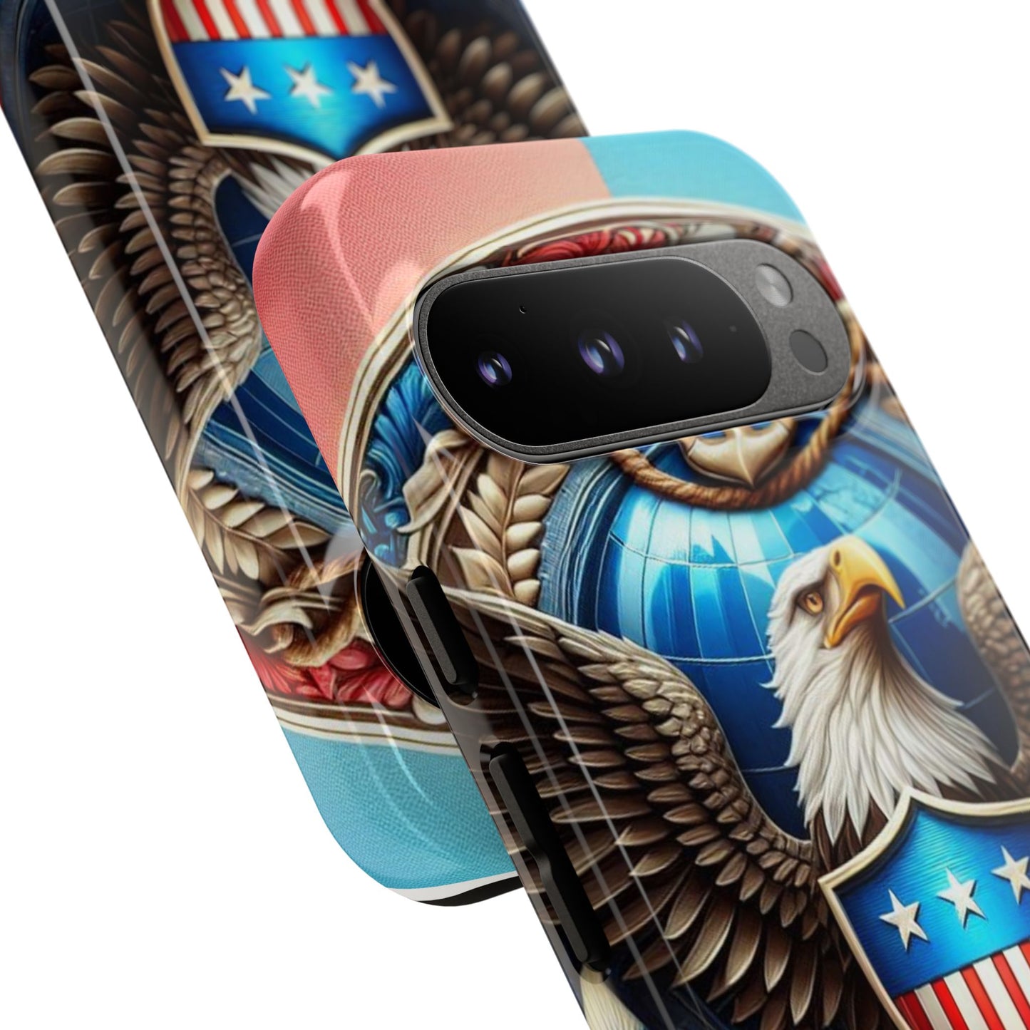 Bold Eagle Phone Case - Patriotic Design for USA and Military Fans