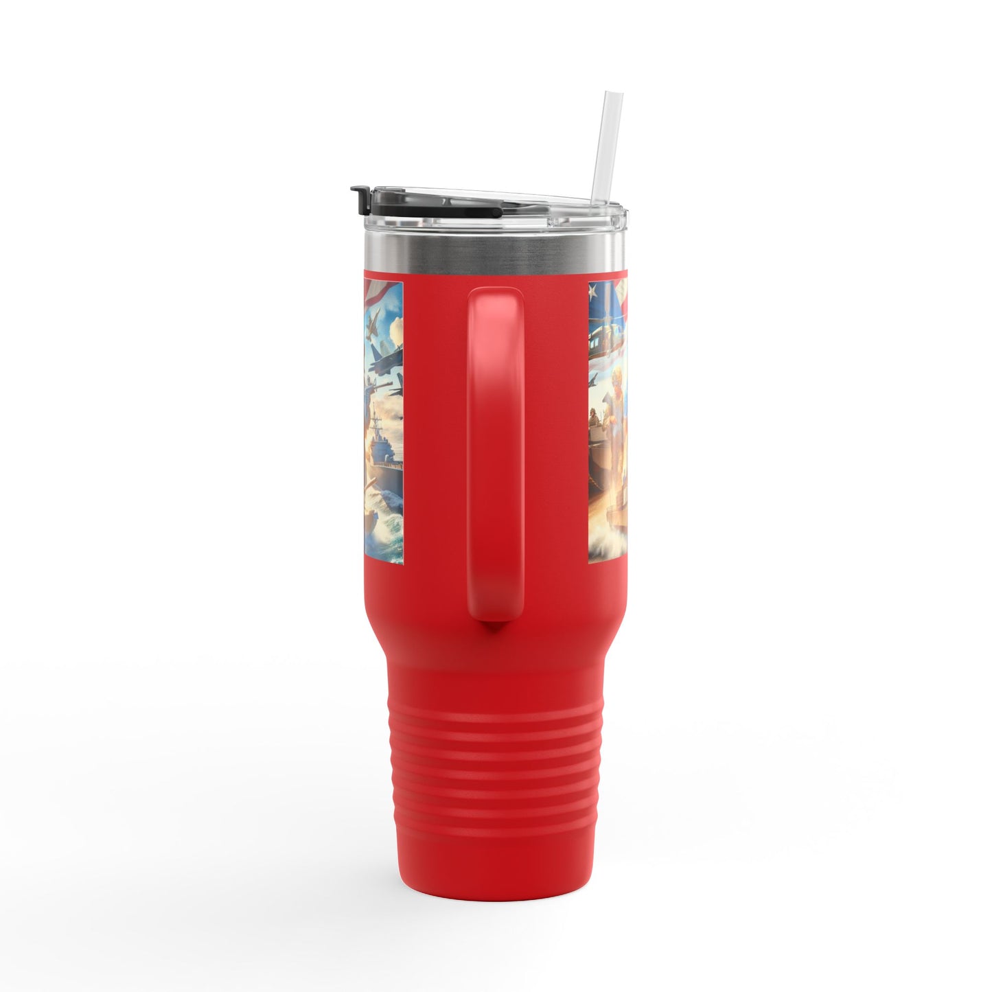 Patriotic Insulated Travel Mug - 40oz for Adventurers