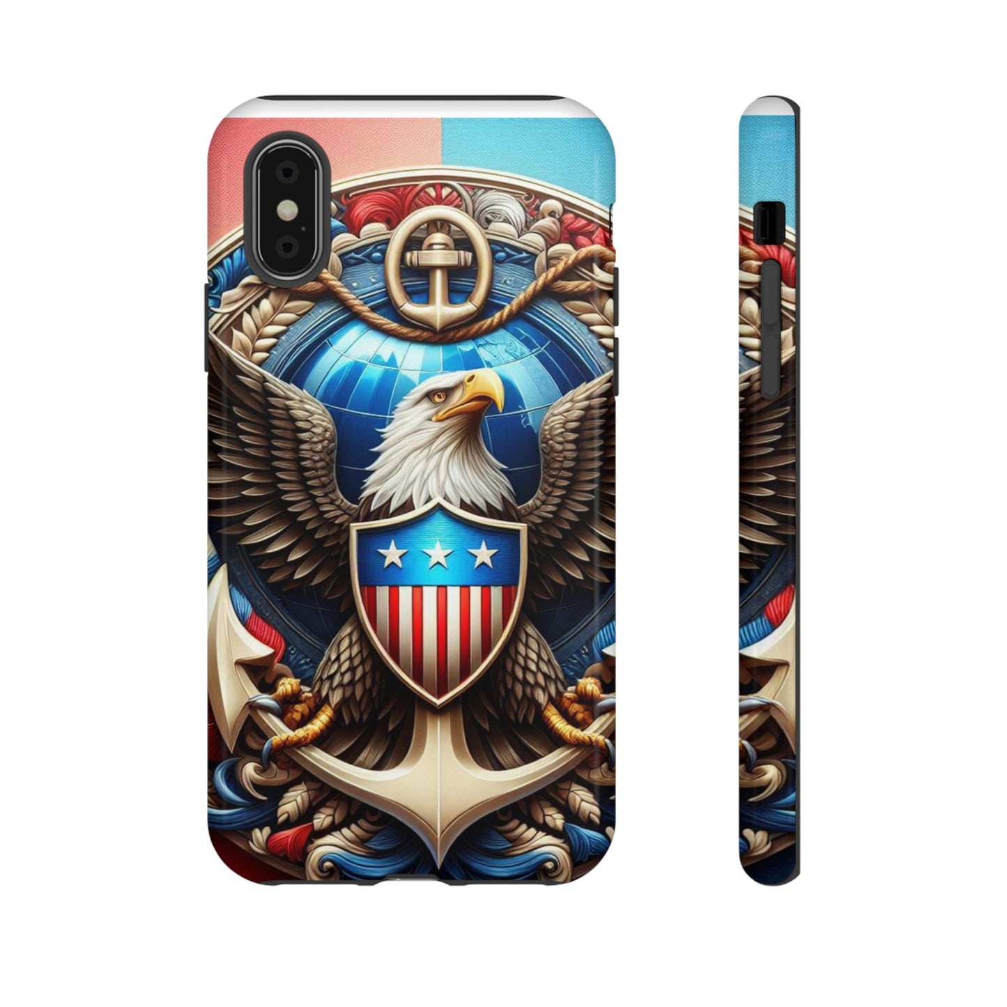 Bold Eagle Phone Case - Patriotic Design for USA and Military Fans