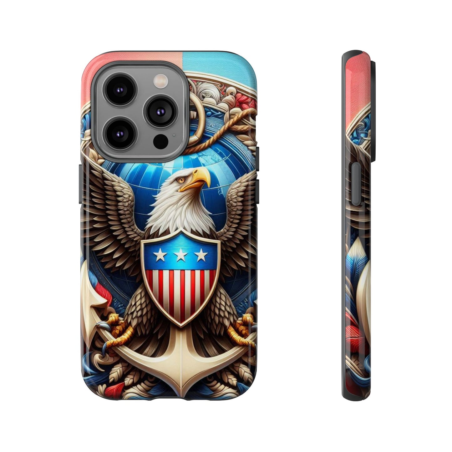 Bold Eagle Phone Case - Patriotic Design for USA and Military Fans