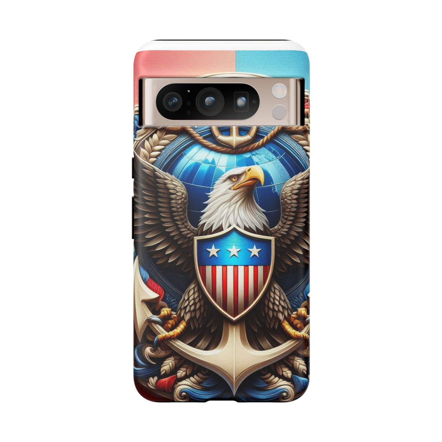 Bold Eagle Phone Case - Patriotic Design for USA and Military Fans