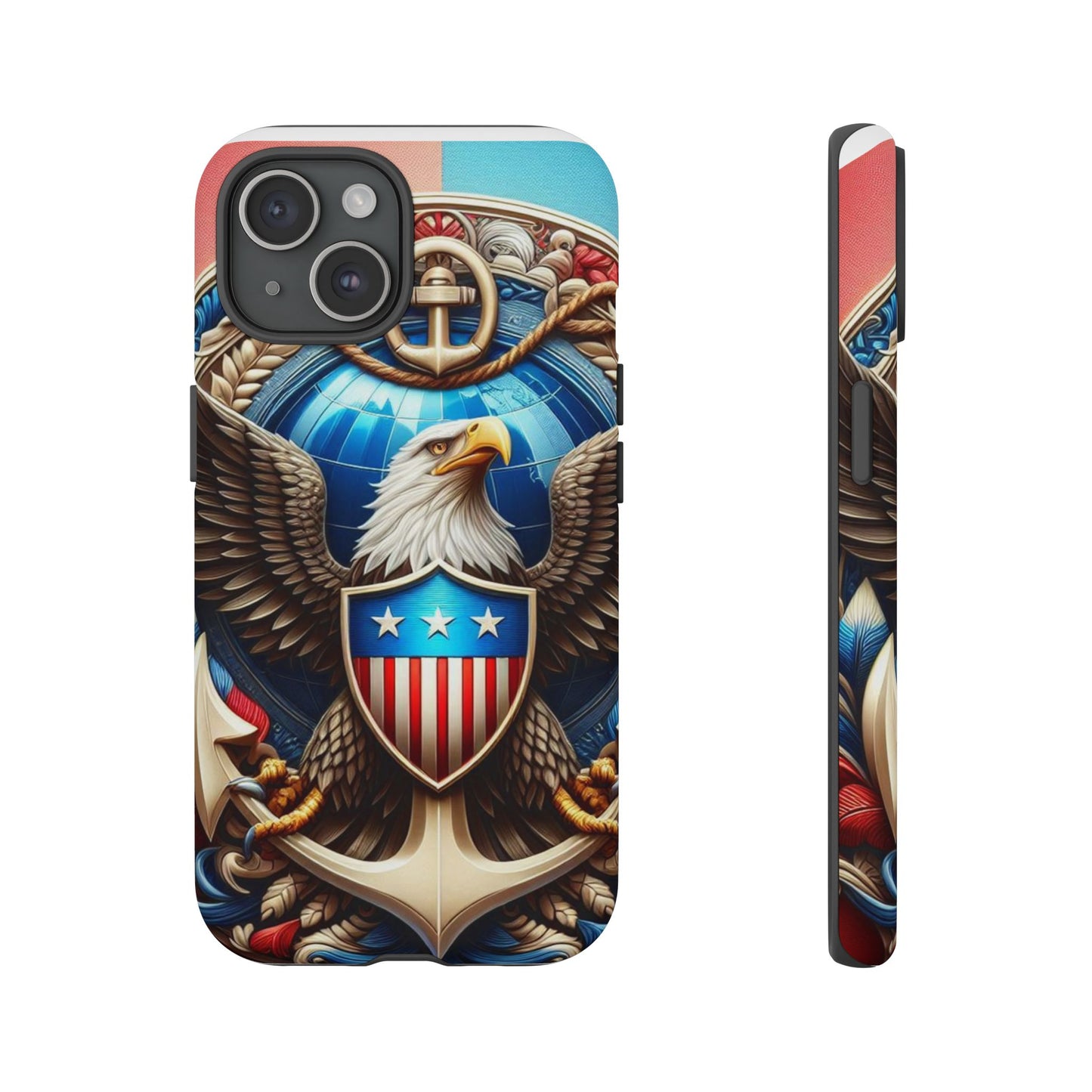 Bold Eagle Phone Case - Patriotic Design for USA and Military Fans