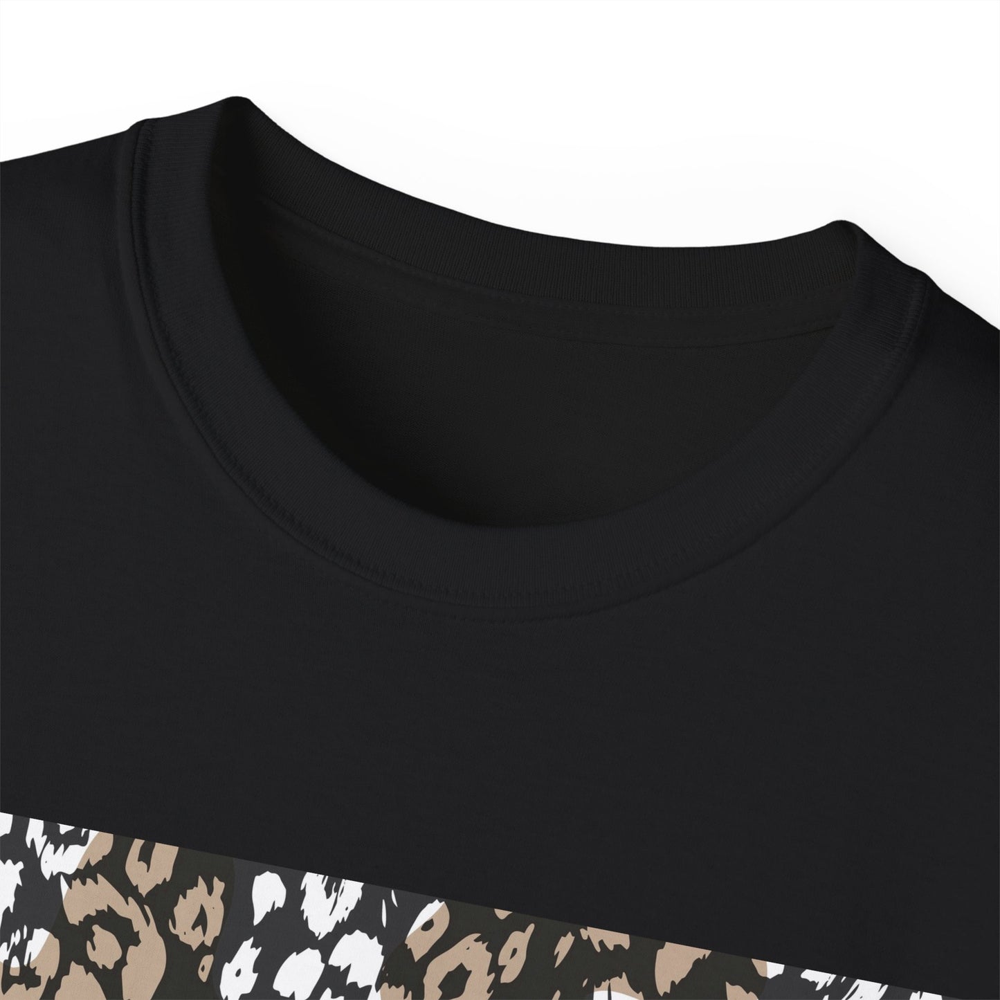 Leopard Print Unisex Ultra Cotton Tee - Casual Chic Style for Every Occasion