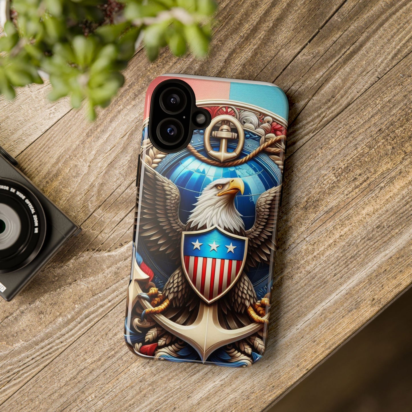 Bold Eagle Phone Case - Patriotic Design for USA and Military Fans