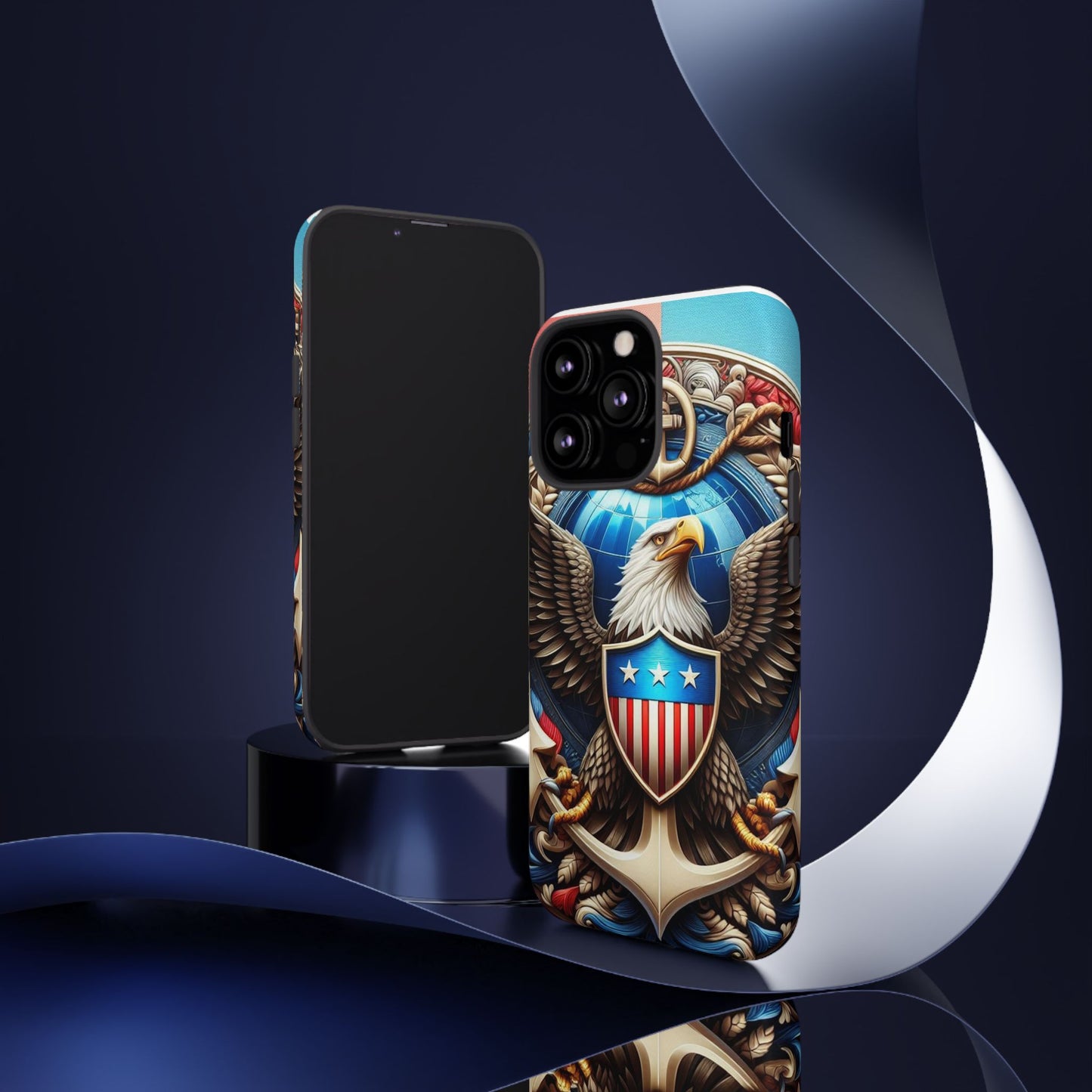 Bold Eagle Phone Case - Patriotic Design for USA and Military Fans