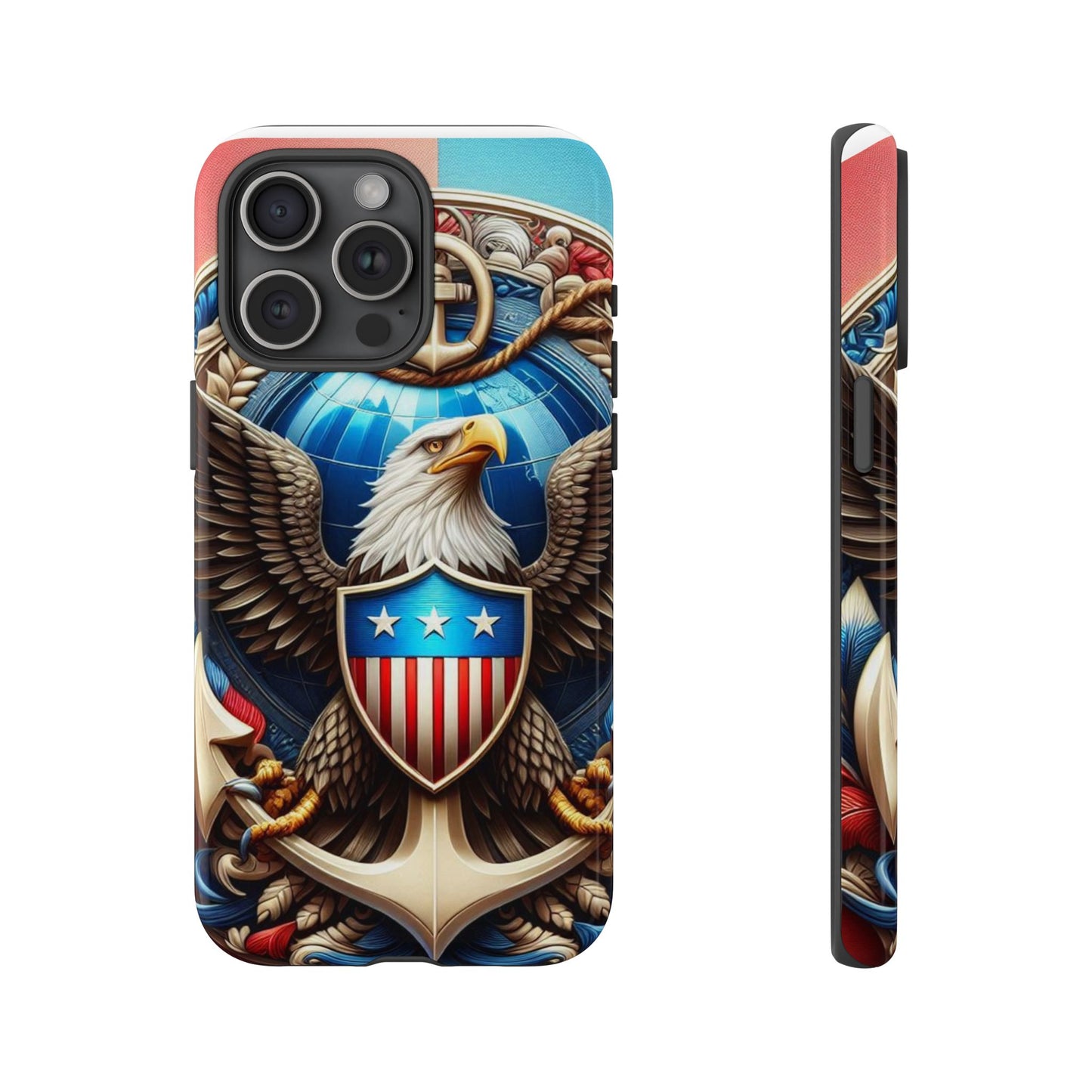 Bold Eagle Phone Case - Patriotic Design for USA and Military Fans