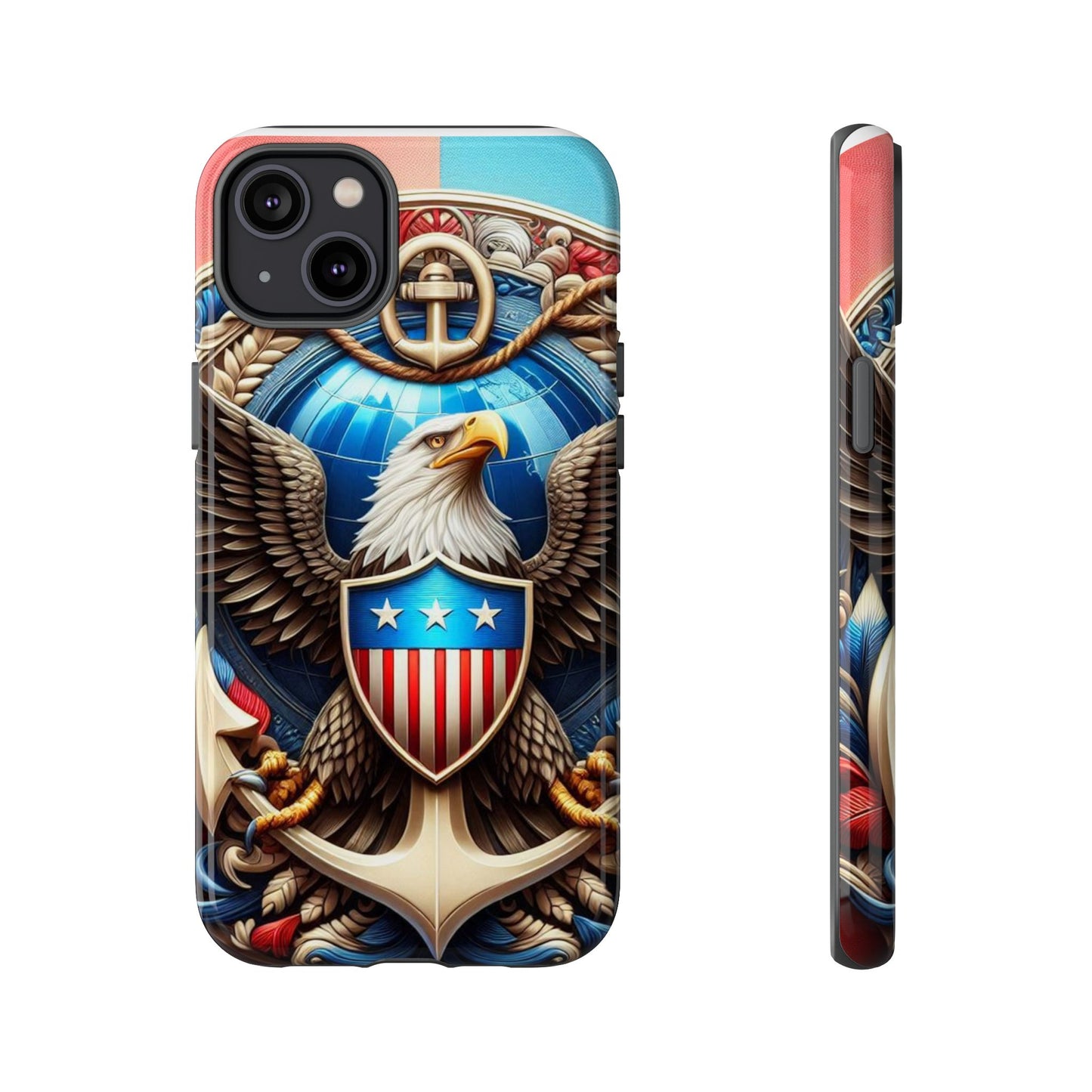Bold Eagle Phone Case - Patriotic Design for USA and Military Fans