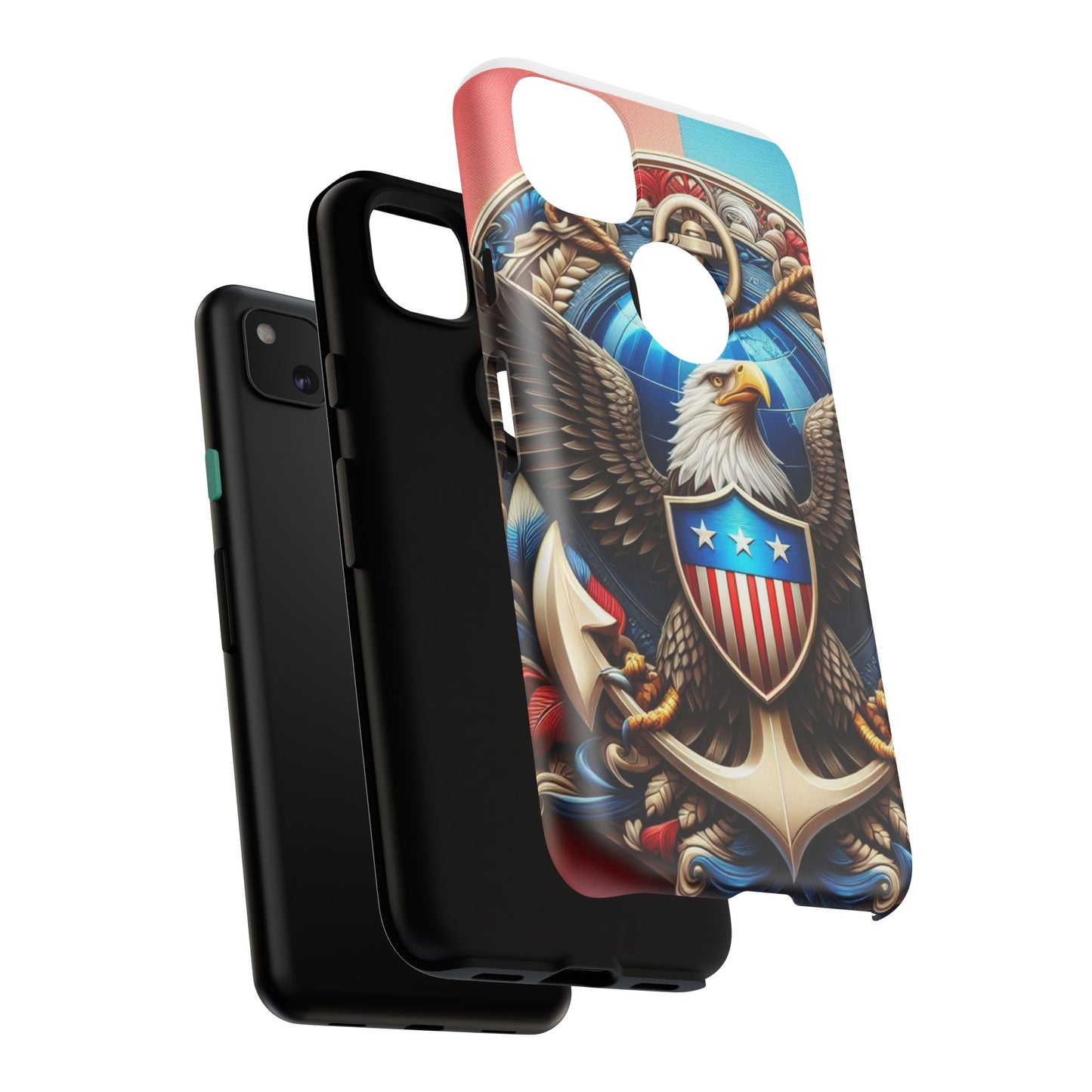 Bold Eagle Phone Case - Patriotic Design for USA and Military Fans