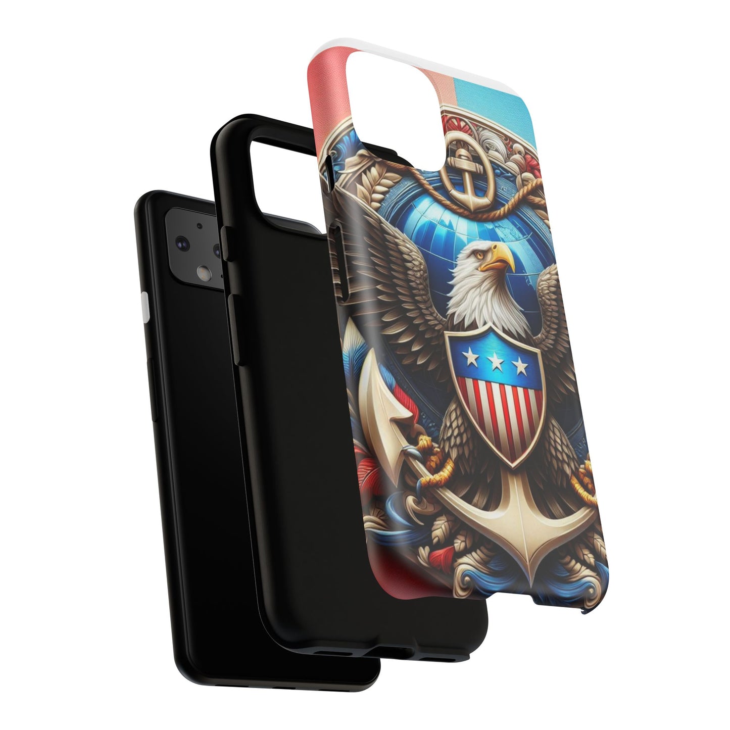 Bold Eagle Phone Case - Patriotic Design for USA and Military Fans