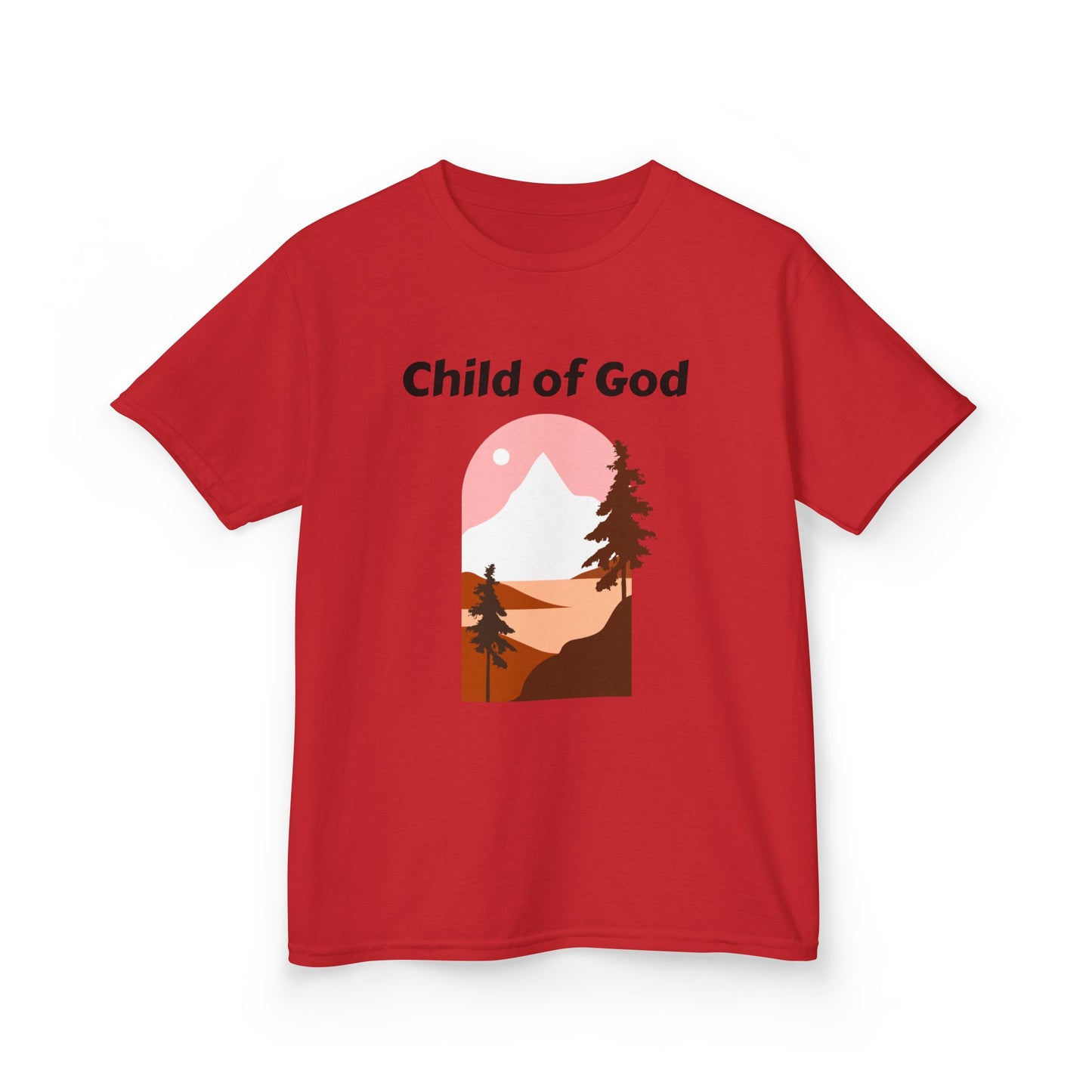 Kids Heavy Cotton™ Tee - "Child of God" Inspirational T-Shirt